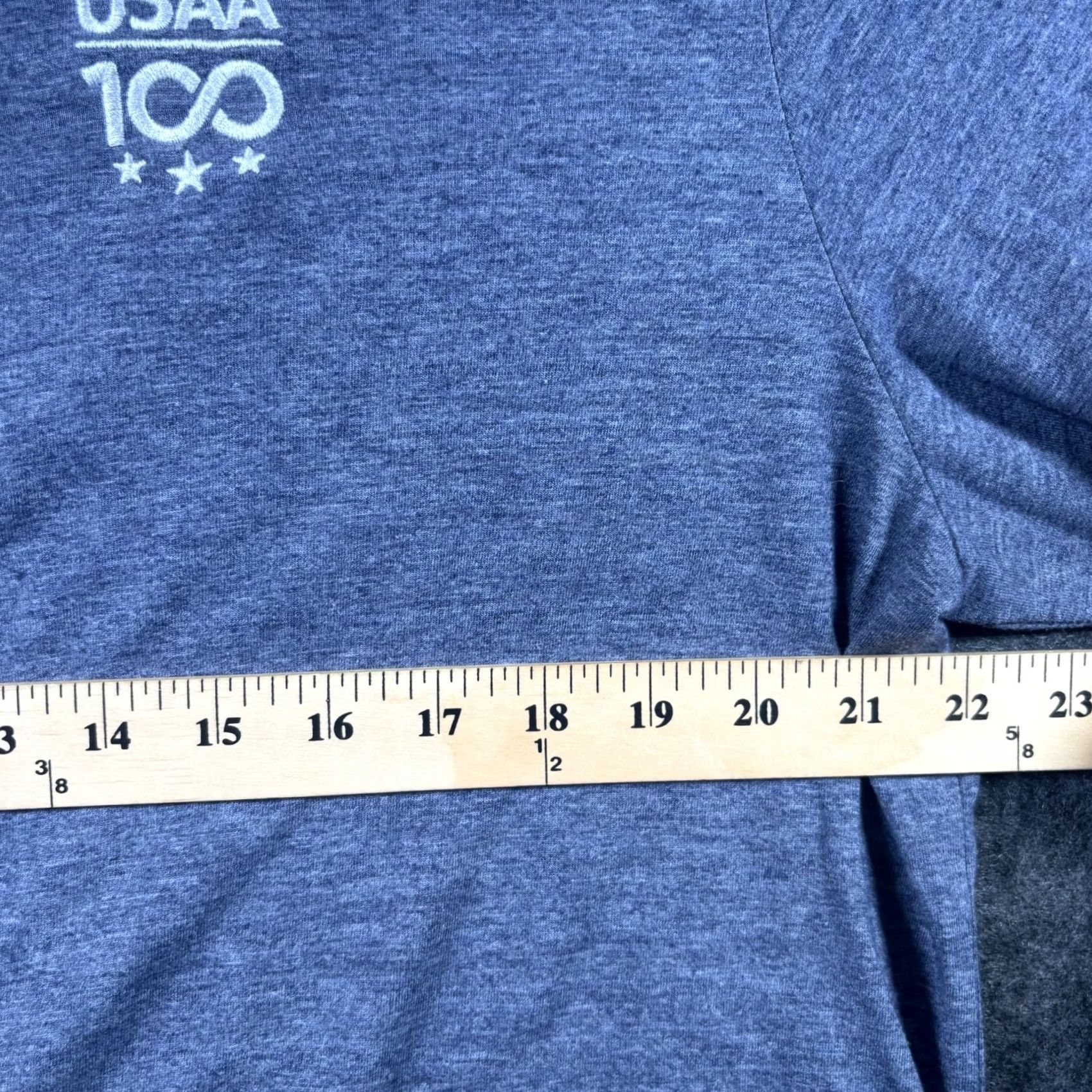 Vintage USAA 100 Sweatshirt Blue 1/4 Zip Embroidered Long Sleeve Classic Preppy Men’s XL Pullover Fiber: Cotton Size US XL / EU 56 / 4 - 2 Thumbnail