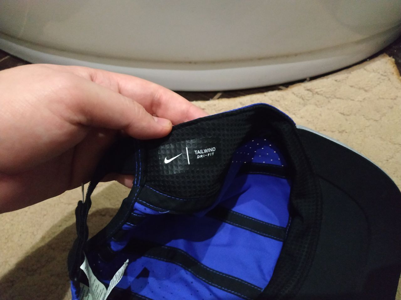 Nike Nike Tailwind Dri-FIT Running Cap Blue 5-Panel Hat Size ONE SIZE - 16 Thumbnail