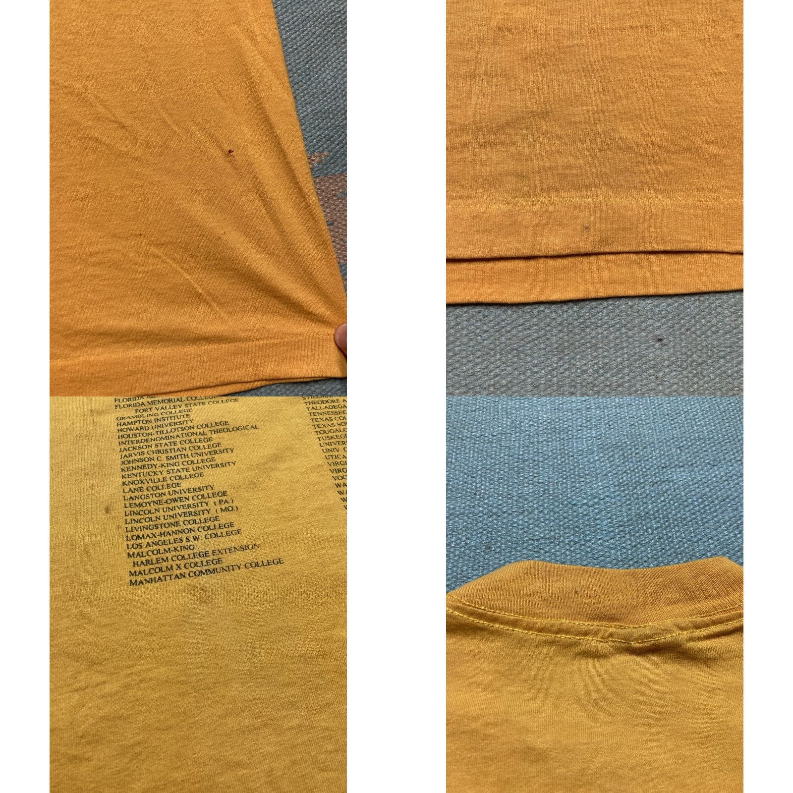 Fruit Of The Loom VINTAGE 90s T-shirt Historical Colleges Heritage Black XL Men Shirt Size US XL / EU 56 / 4 - 9 Thumbnail