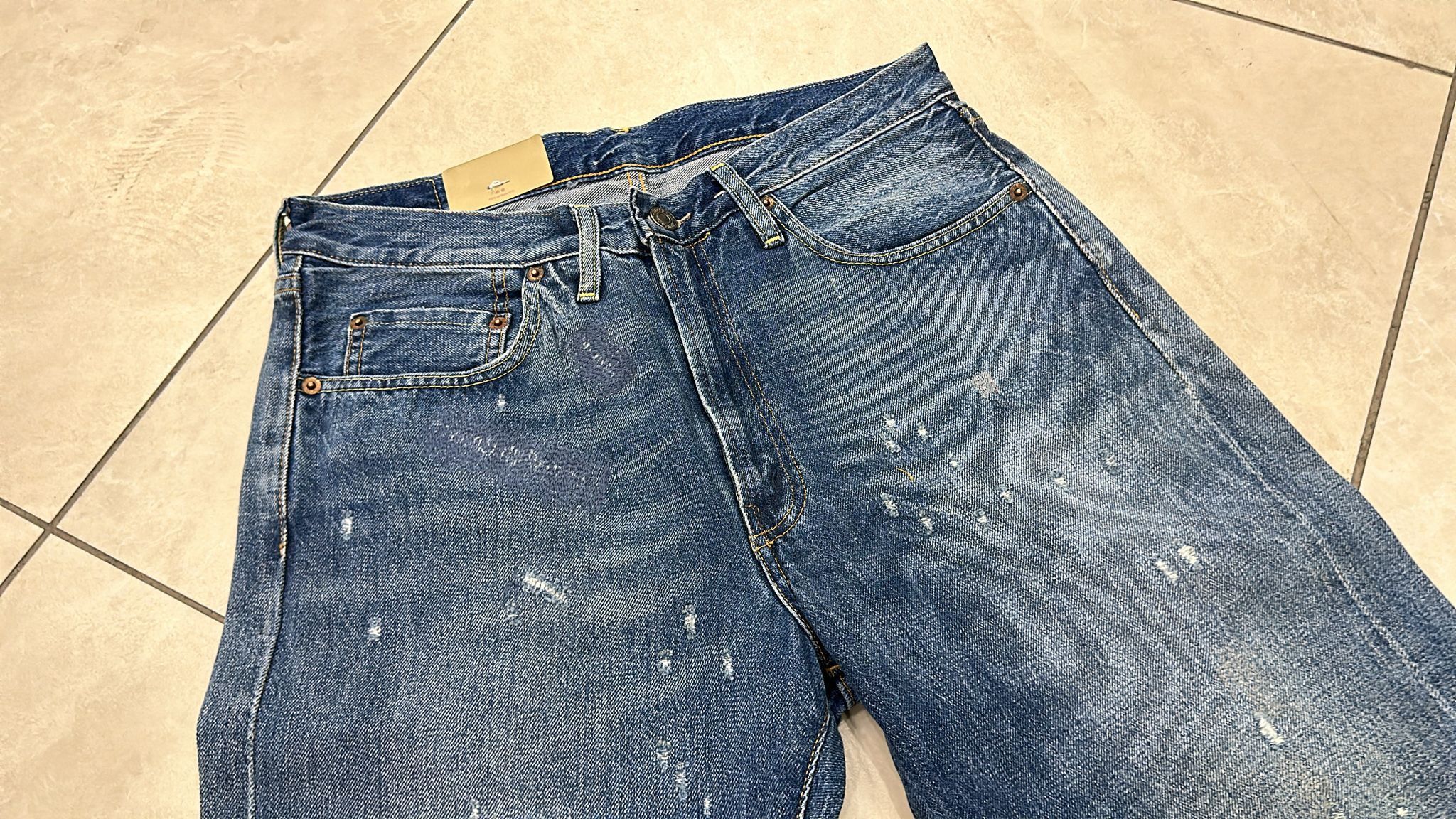 Levi's Vintage Clothing LVC Levi's Vintage Clothing 1947 501XX BigE Selvedge Jeans Size US 32 / EU 48 - 4 Thumbnail