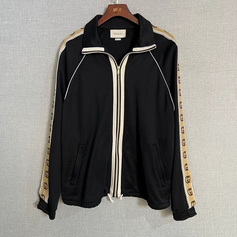 Gucci Gucci Black side label string label reflective logo school Size US M / EU 48-50 / 2 - 1 Thumbnail