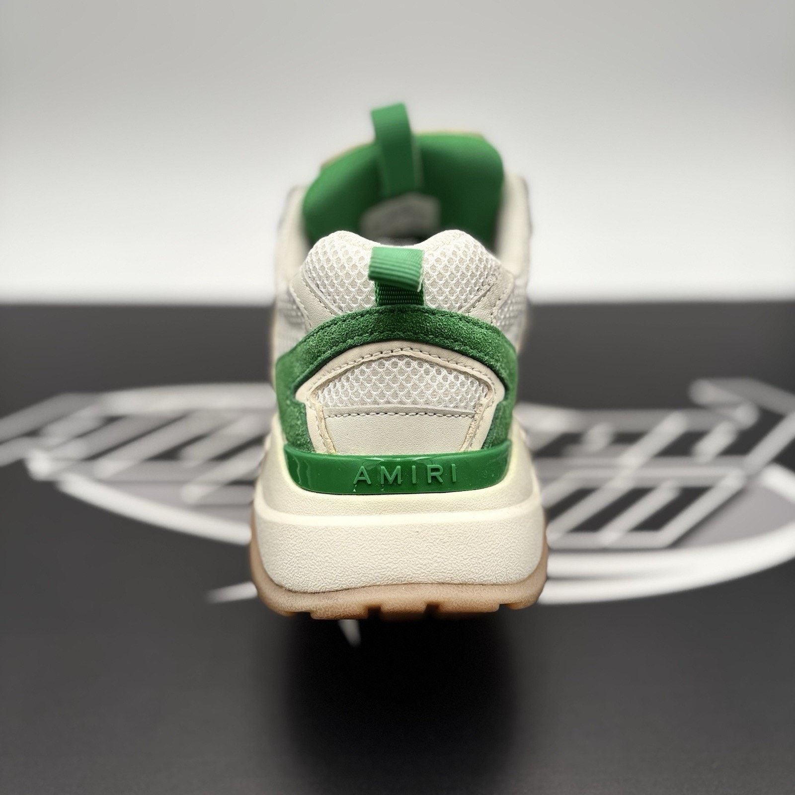 Amiri Amiri Bone Runner ' Tennis Green ' | EXCELLENT! Size US 10 / EU 43 - 12 Thumbnail