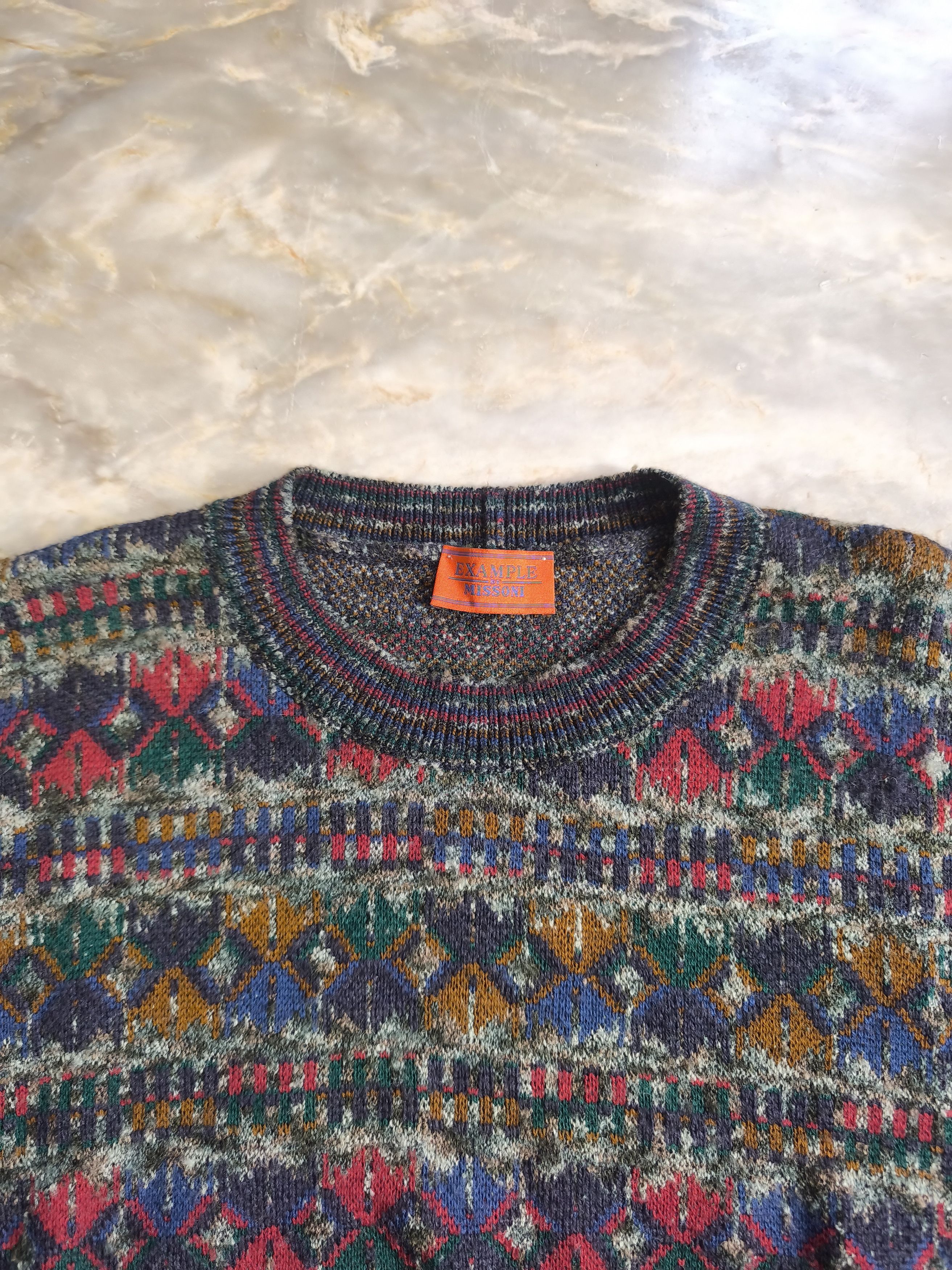 Missoni Vintage Missoni Example Knit Sweater Size US XL / EU 56 / 4 - 4 Thumbnail