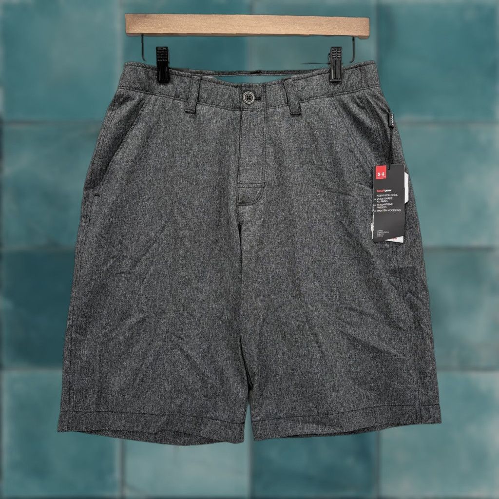 Under Armour Under Armour Shorts Mens 30 Gray HeatGear Golf Chino Lightweight Performance NWT Size US 30 / EU 46 - 1 Thumbnail