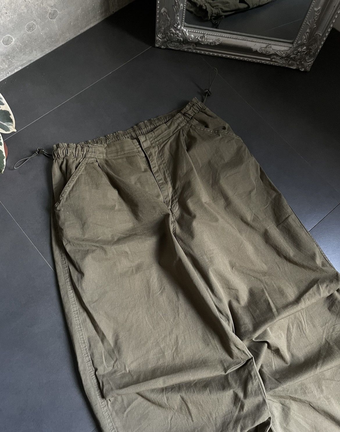 Japanese Brand Vintage Japanese Faded Flared Parachute Pants Like Maharishi Size US 32 / EU 48 - 6 Thumbnail