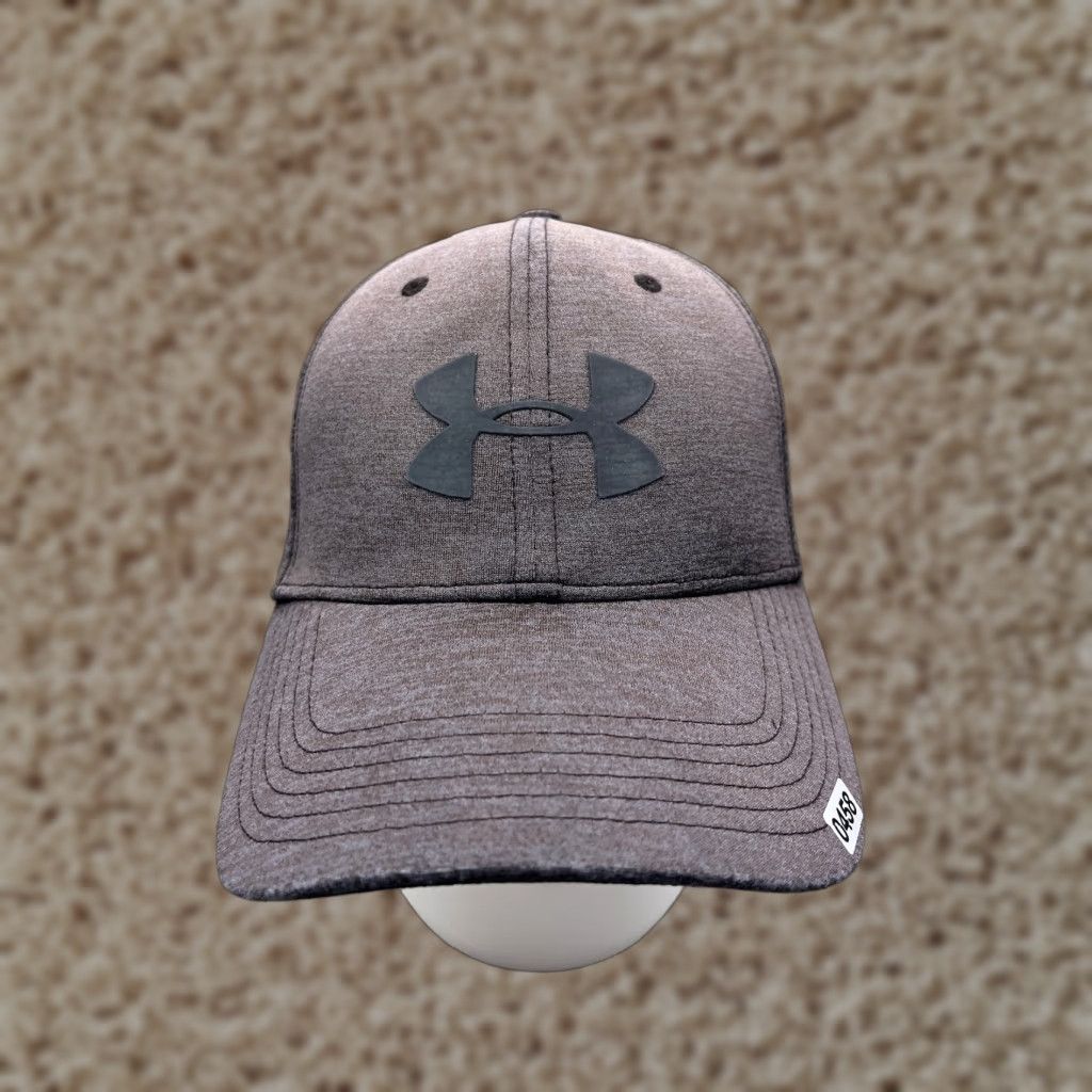 Under Armour Under Armour Hat Fitted Adult Extra Large Gray 100% Polyester Threadborne Size ONE SIZE - 1 Thumbnail