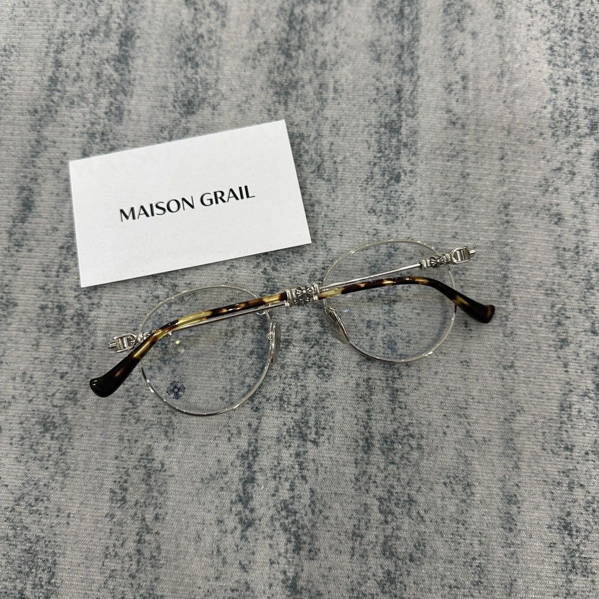 Chrome Hearts CHROME HEARTS BUBBA - A SS/PLASTIC EYEGLASSES Size ONE SIZE - 2 Thumbnail