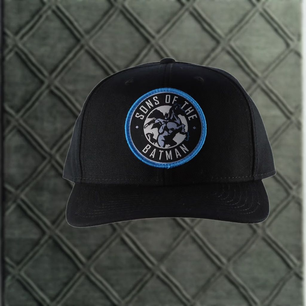 Vintage Batman Snapback Hat - Black - Heroes and Villains - Sons of the Batman - Adjustable - Men Size ONE SIZE - 1 Thumbnail
