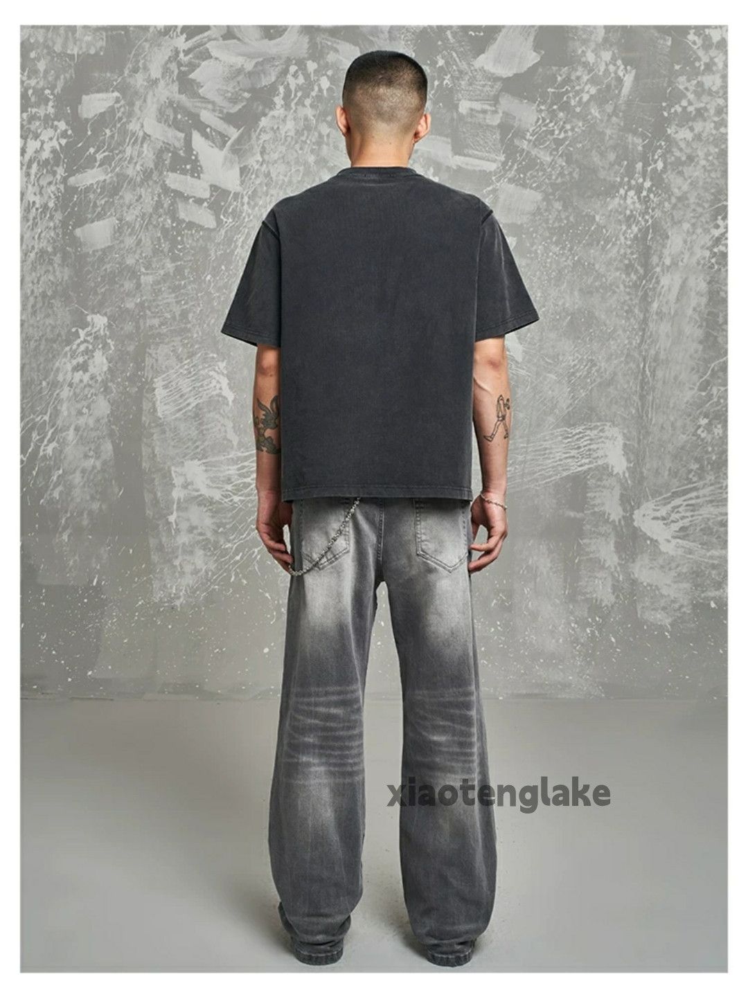 Jean × Vintage washed faded cleanfit yuppie loose baggy jeans Size US 32 / EU 48 - 8 Thumbnail