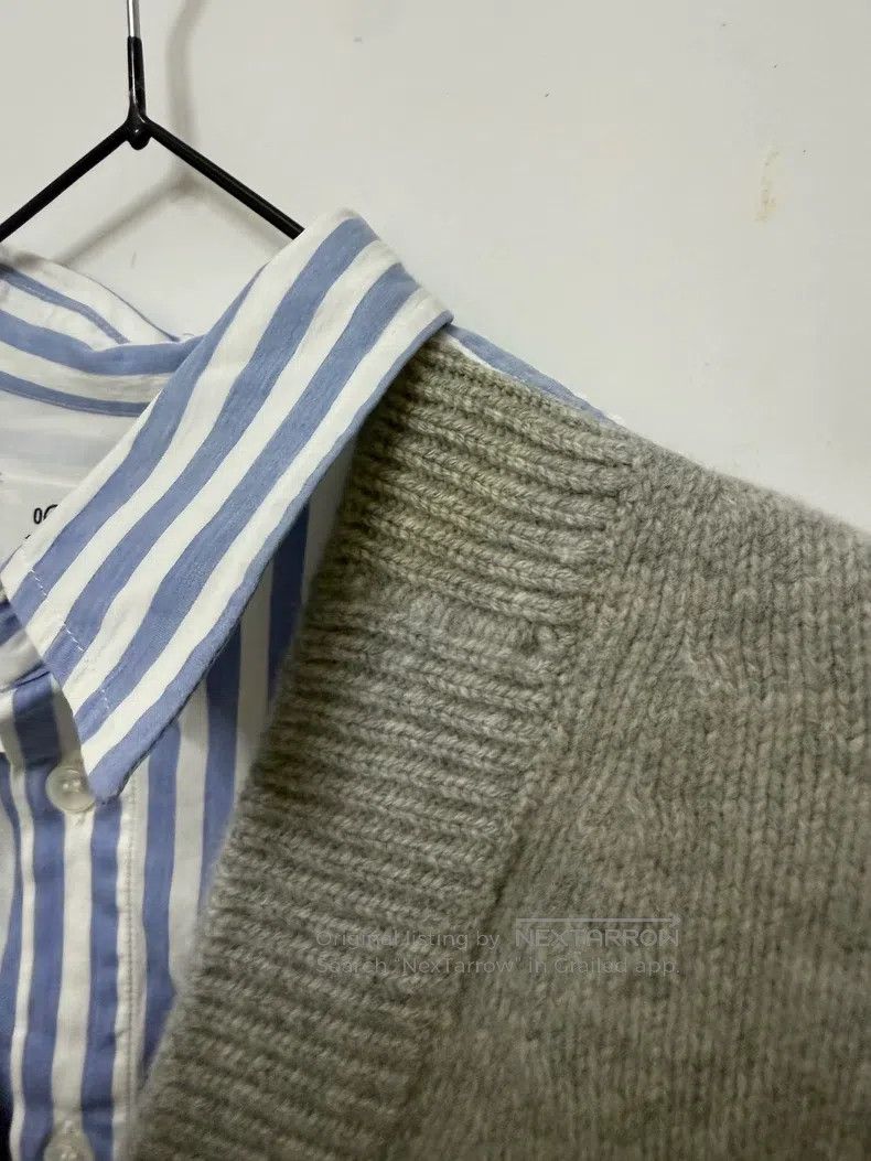 Maison Margiela Maison Margiela Striped knitted fake two-piece shirt Size XS / US 0-2 / IT 36-38 - 5 Thumbnail