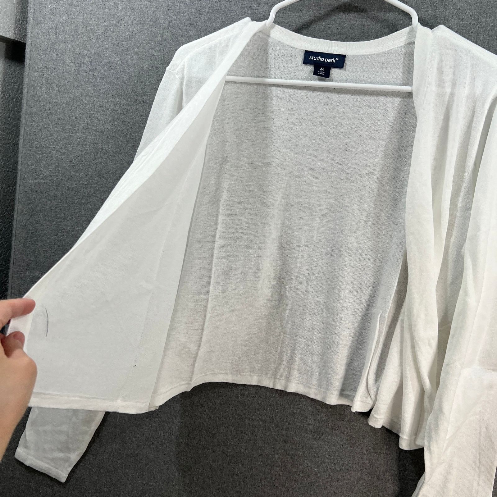 Other Studio Park x Jane Treacy Lightweight Shrug White, Medium Size M / US 6-8 / IT 42-44 - 7 Thumbnail