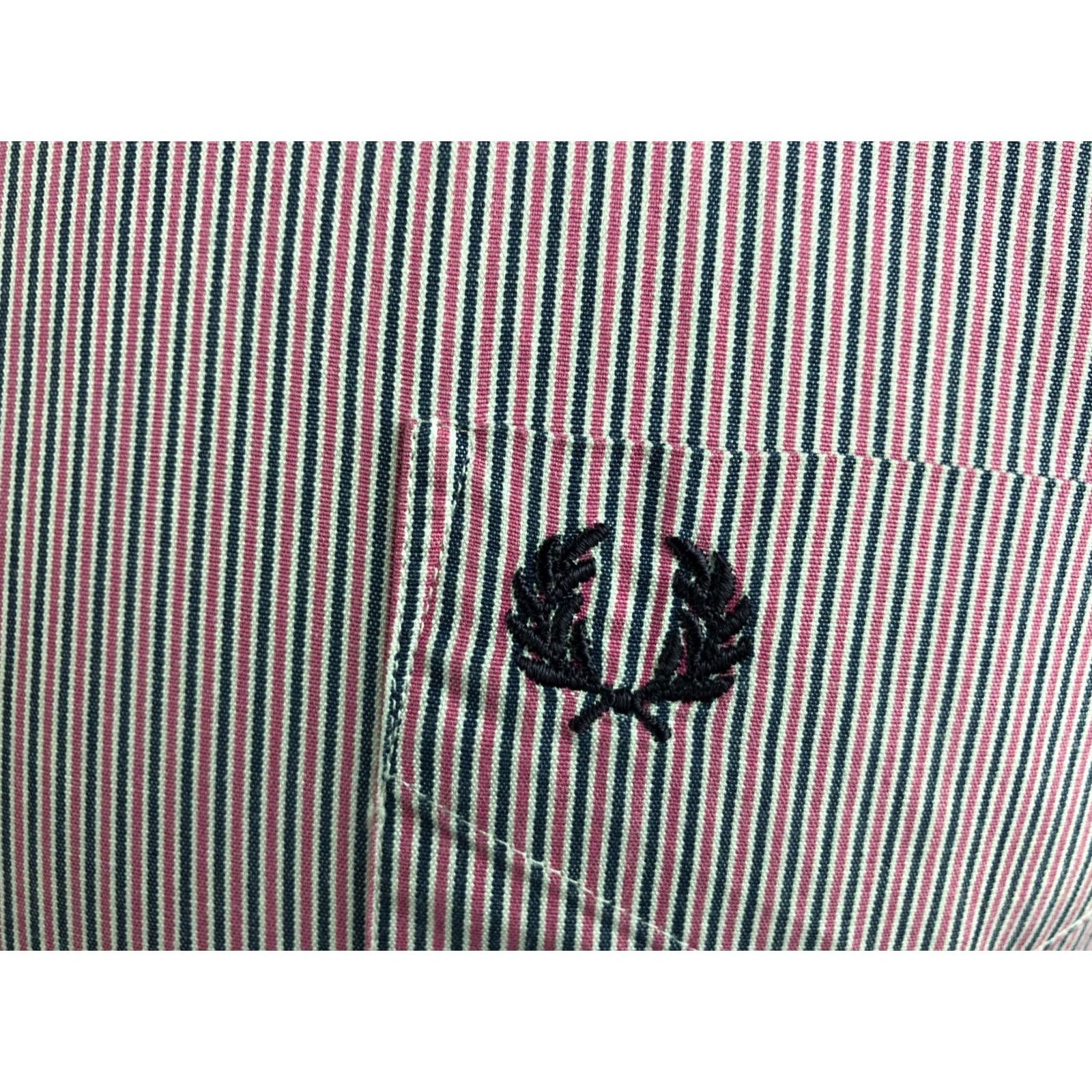 Fred Perry Fred Perry Mens Shirt Striped Cotton Multicolor Button-Up Size M Casual Wardrobe Classic Pattern Long Sleeve Mens Size US M / EU 48-50 / 2 - 7 Thumbnail