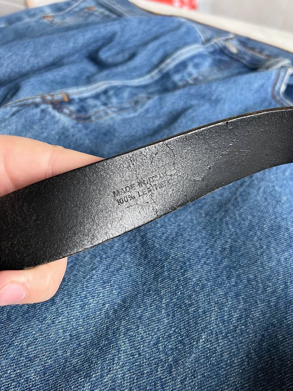 Dolce & Gabbana Vintage Dolce Gabbana Belt Steel Buckle D&G JEANS 1990s Y2K Size ONE SIZE - 7 Thumbnail