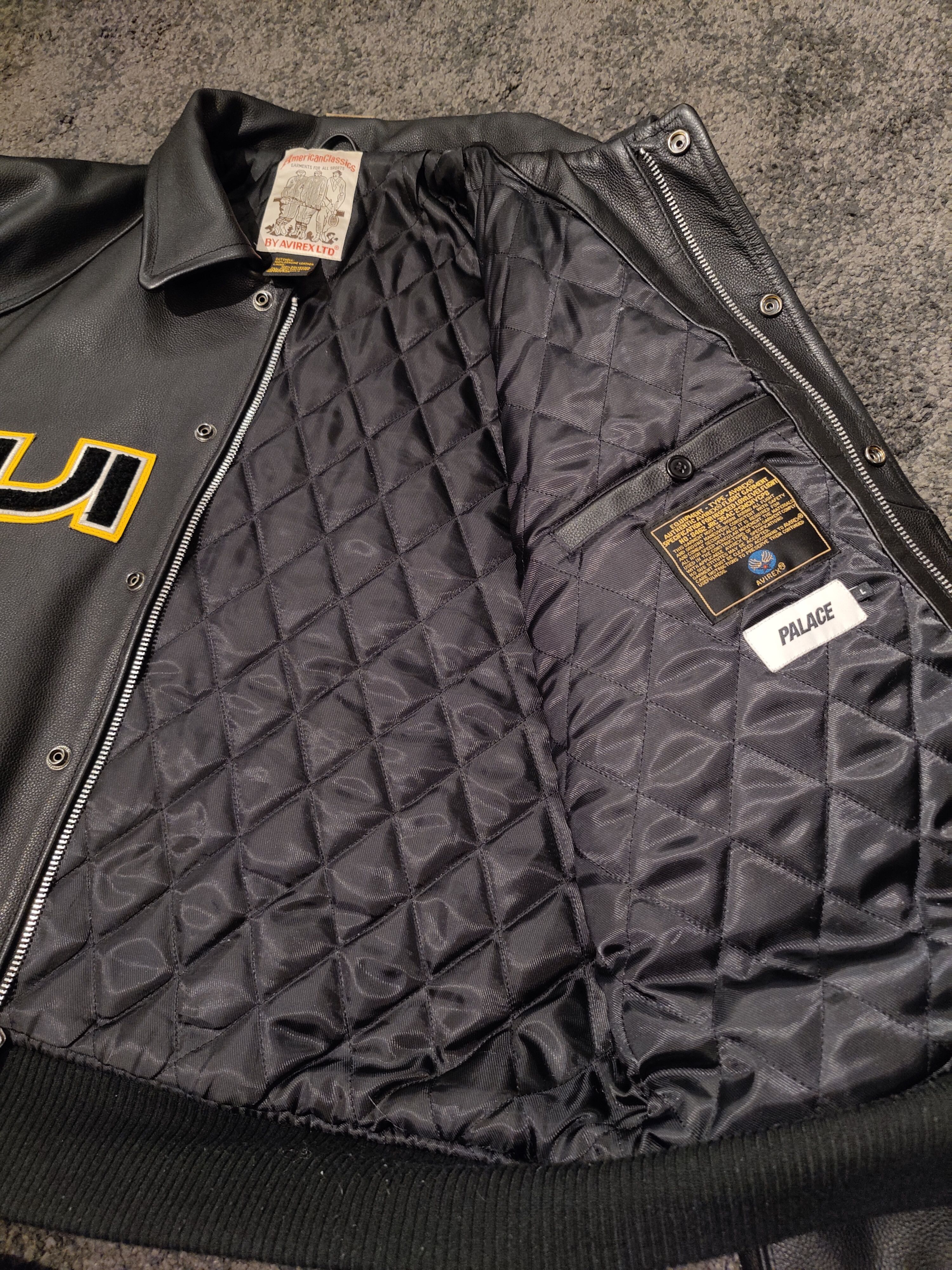 Avirex × Palace Avirex x Palace Zomby Leather Jacket Size US L / EU 52-54 / 3 - 9 Thumbnail