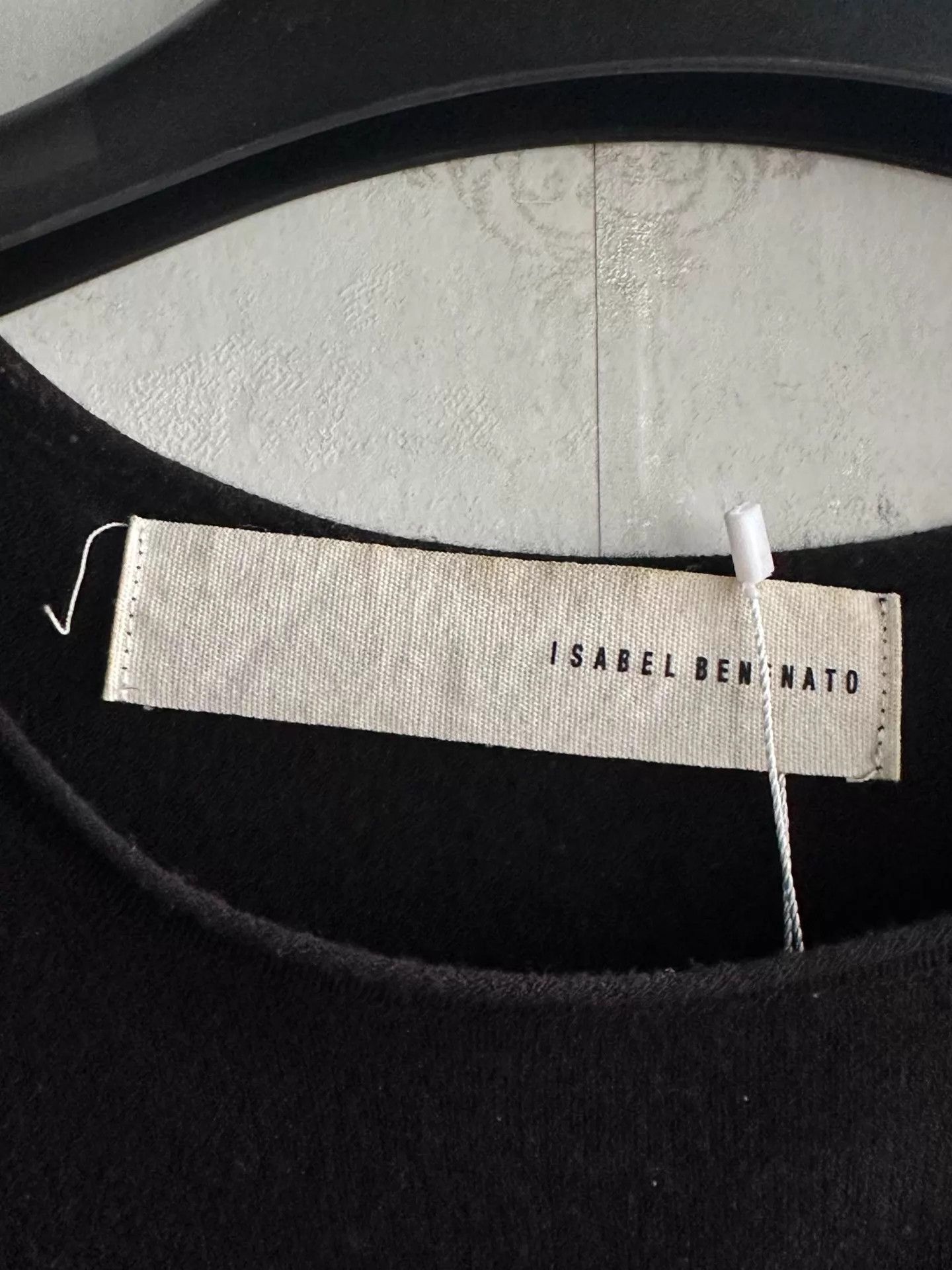 Isabel Benenato Isabel Benenato 19ss Embroidered Slogan Drop Shoulder Irr M Size US M / EU 48-50 / 2 - 4 Thumbnail