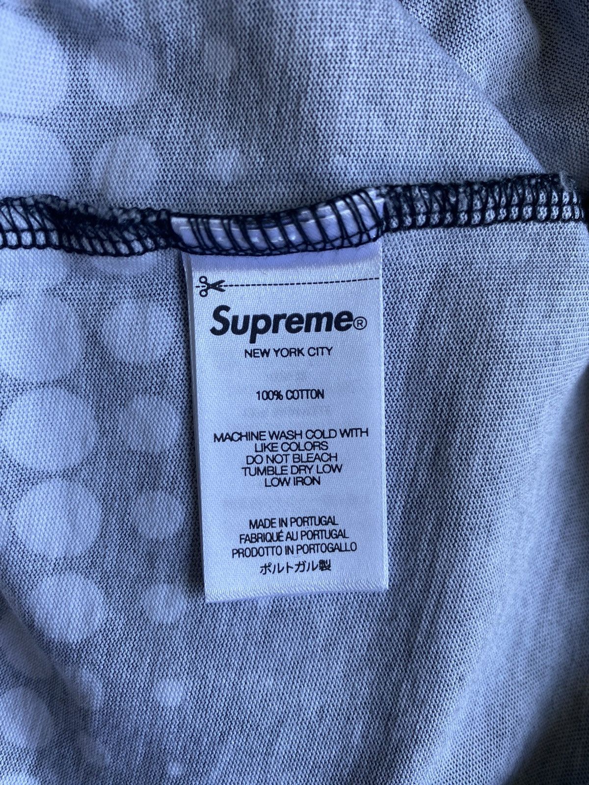Supreme Supreme Halftone S/S Top Black Size US L / EU 52-54 / 3 - 4 Thumbnail