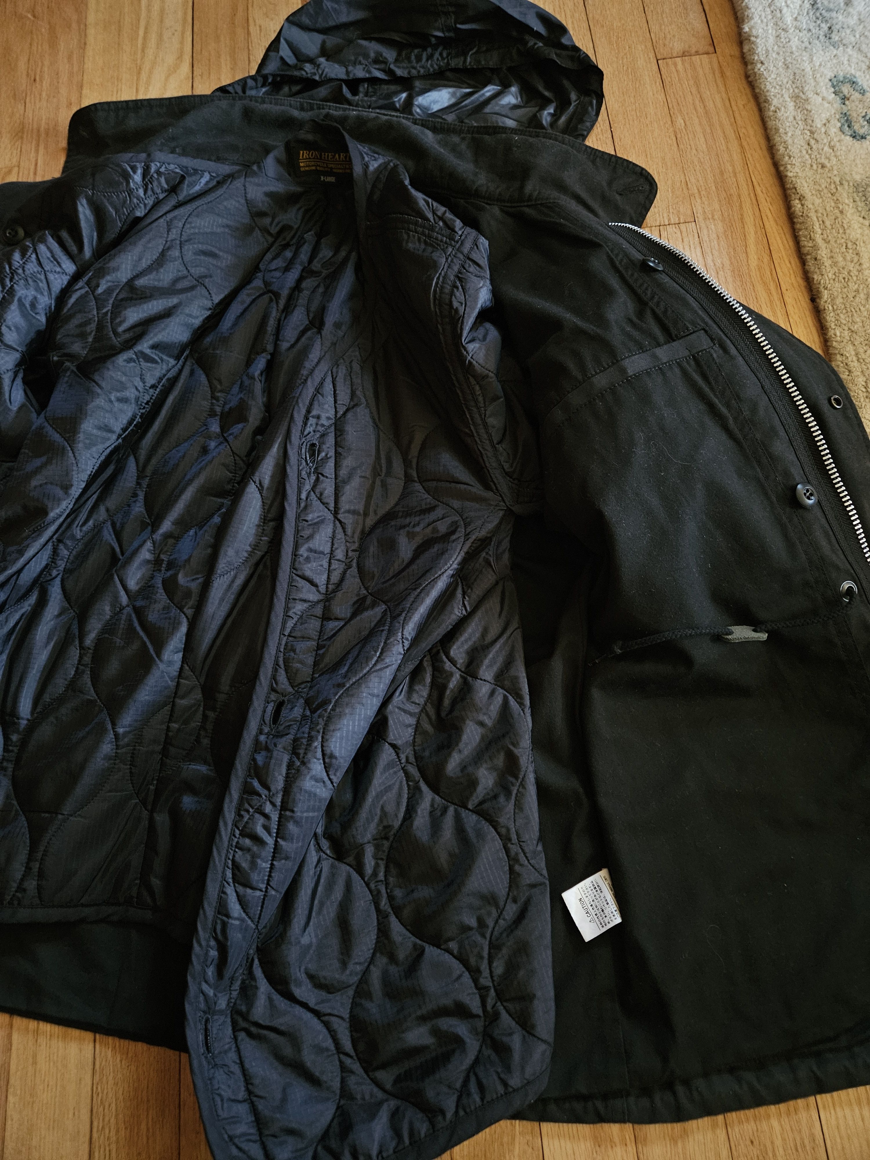 Iron Heart Sateen M65 Field Jacket Size US XL / EU 56 / 4 - 4 Thumbnail