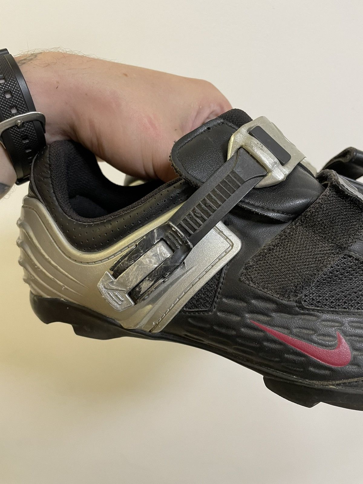 Nike × Vintage Vintage Nike 90s Cycling Carbon Shoes Size US 9.5 / EU 42-43 - 12 Thumbnail