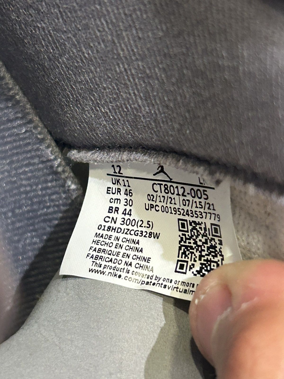 Jordan Brand Jordan 11 cool grey 2021 Size US 12 / EU 45 - 10 Thumbnail