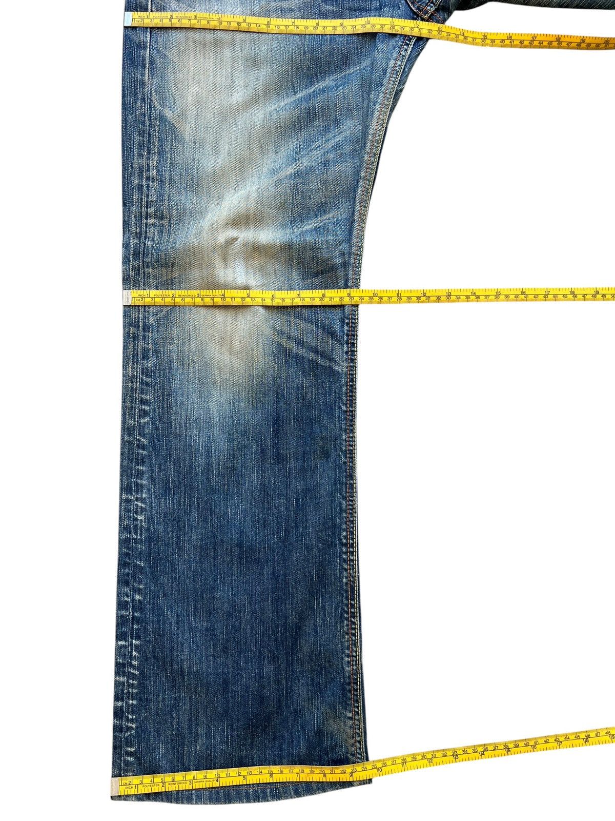 Edwin Vintage Edwin Blue Trip Bootcut Flare Denim Jeans 35x31 Size US 35 - 13 Thumbnail