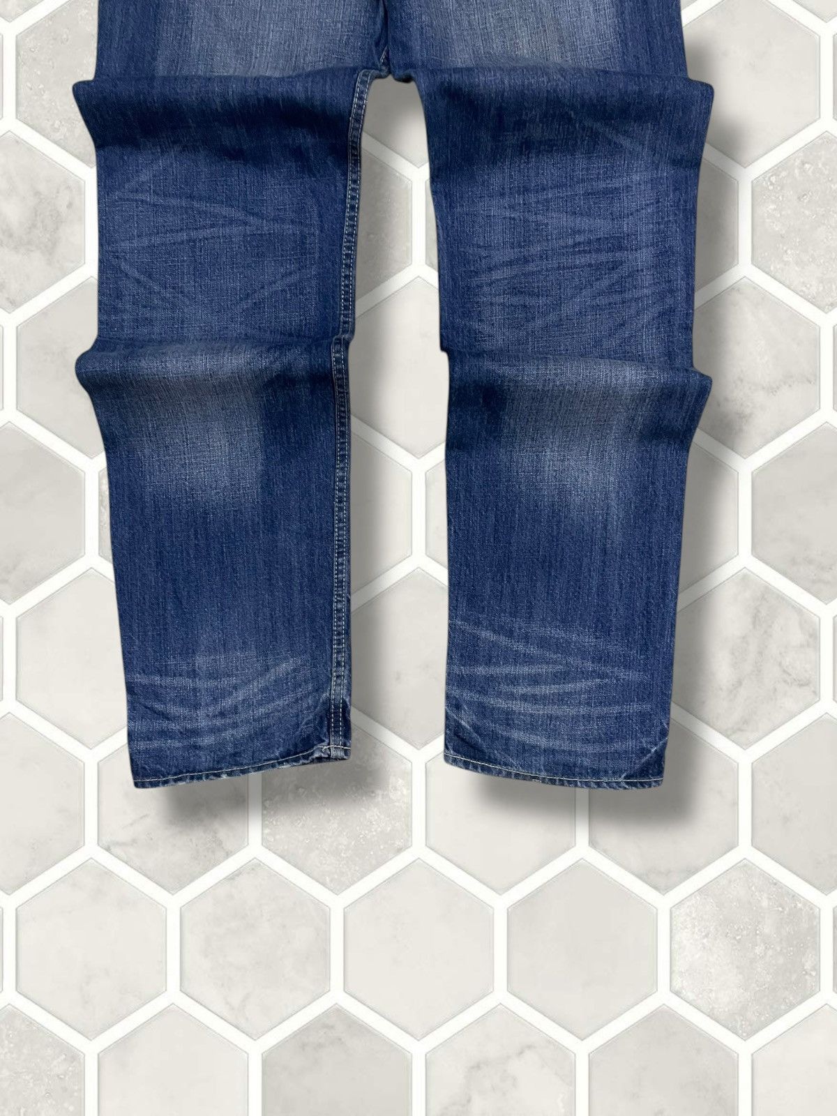 Hysteric Glamour Vintate Authentic Japan 90s Root Three Distressed Denim Size US 31 - 11 Thumbnail