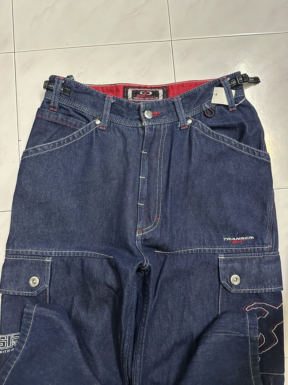GOA 2000s Deadstock Transer Baggy Jeans Y2K Goa Jnco Lgb Style Size US 29 - 14 Thumbnail