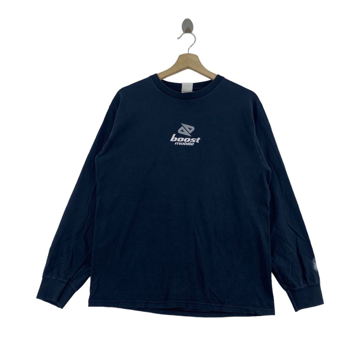 Vintage Vintage 90s BOOST MOBILE Racing Merchandise Brand Print Navy Size US L / EU 52-54 / 3 - 1 Thumbnail
