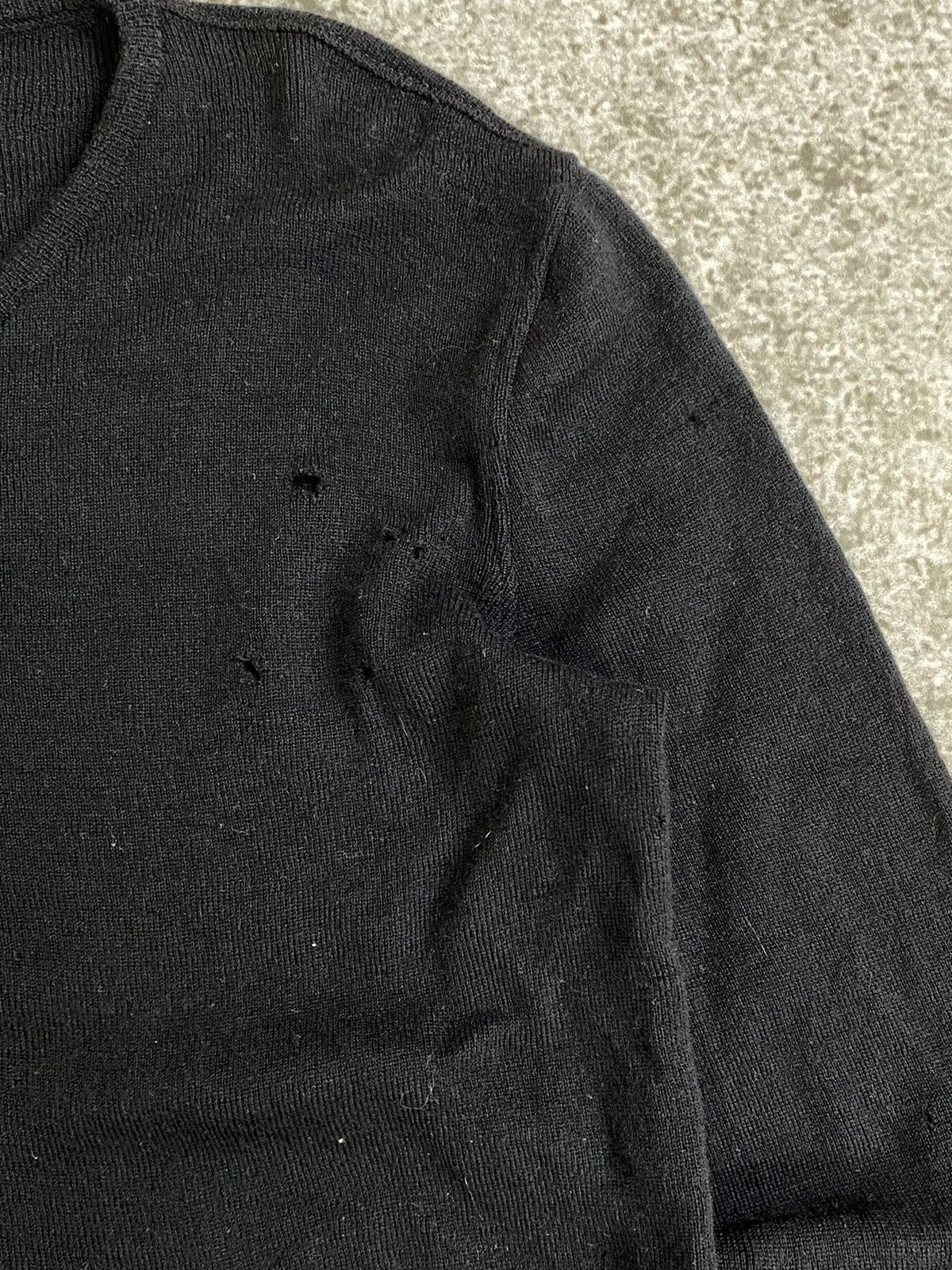 Celine Vintage Celine distressed embroidered knitt Size M / US 6-8 / IT 42-44 - 4 Thumbnail