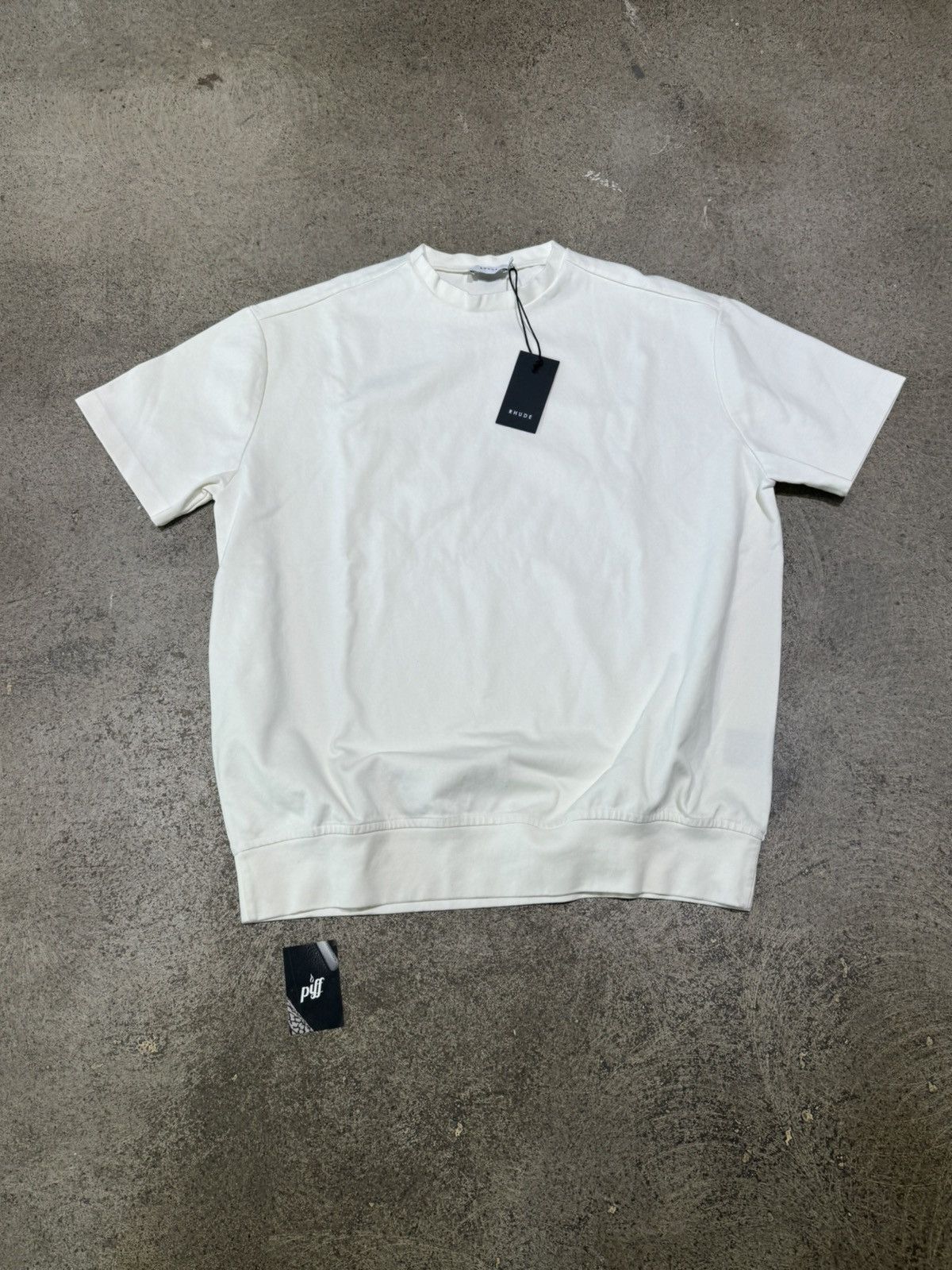 image of Rhude Pre-Tucked Tee Off-White Size Xxl, Men's