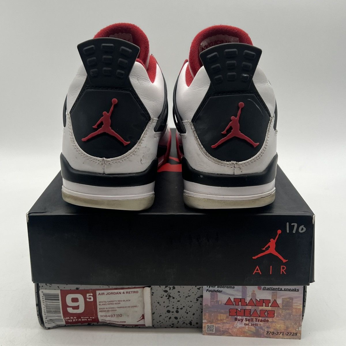 Jordan Brand Air Jordan 4 fire red Size US 9.5 / EU 42-43 - 3 Thumbnail