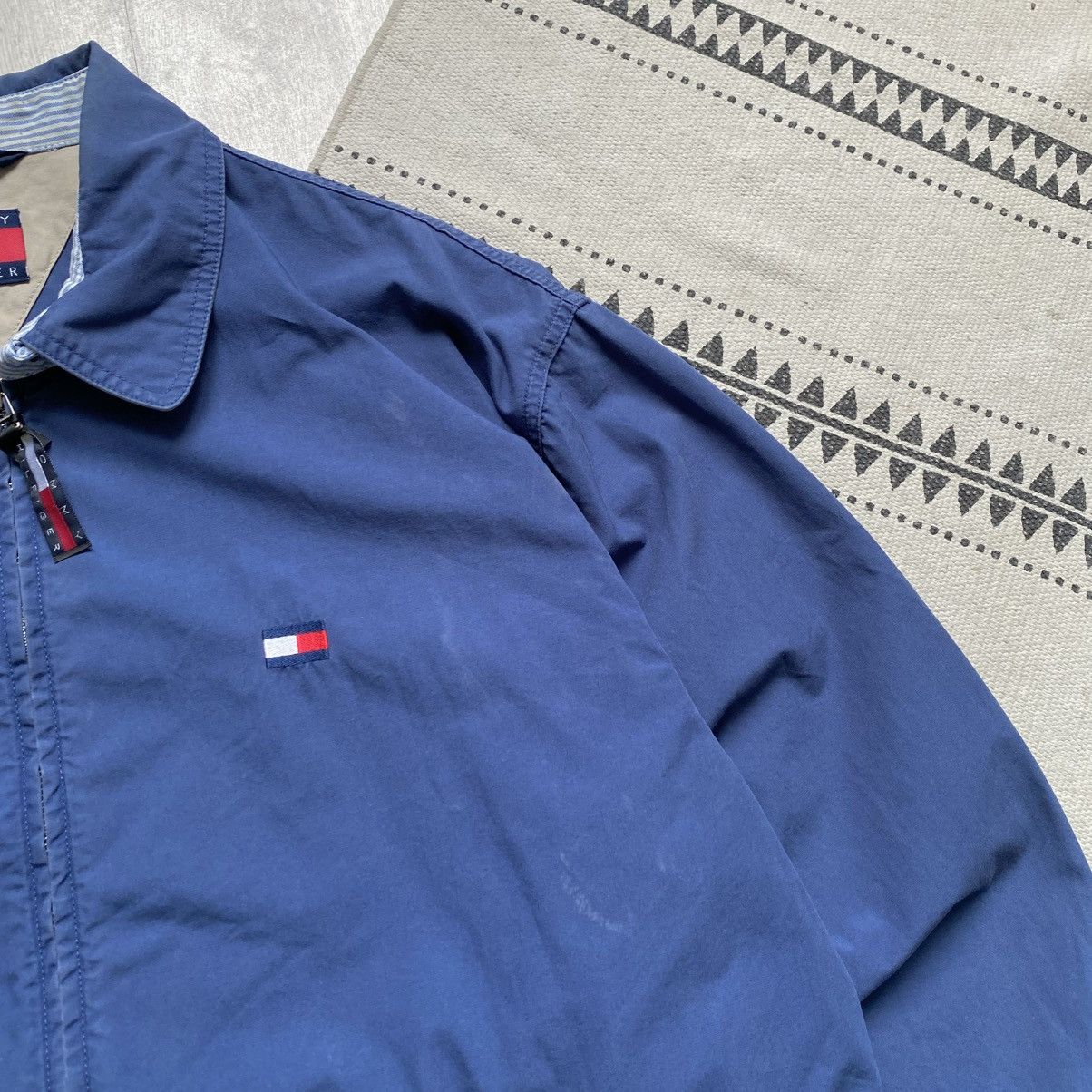 Tommy Hilfiger Vintage 90s Faded Tommy Hilfiger jacket light bomber Y2K Size US XL / EU 56 / 4 - 5 Thumbnail