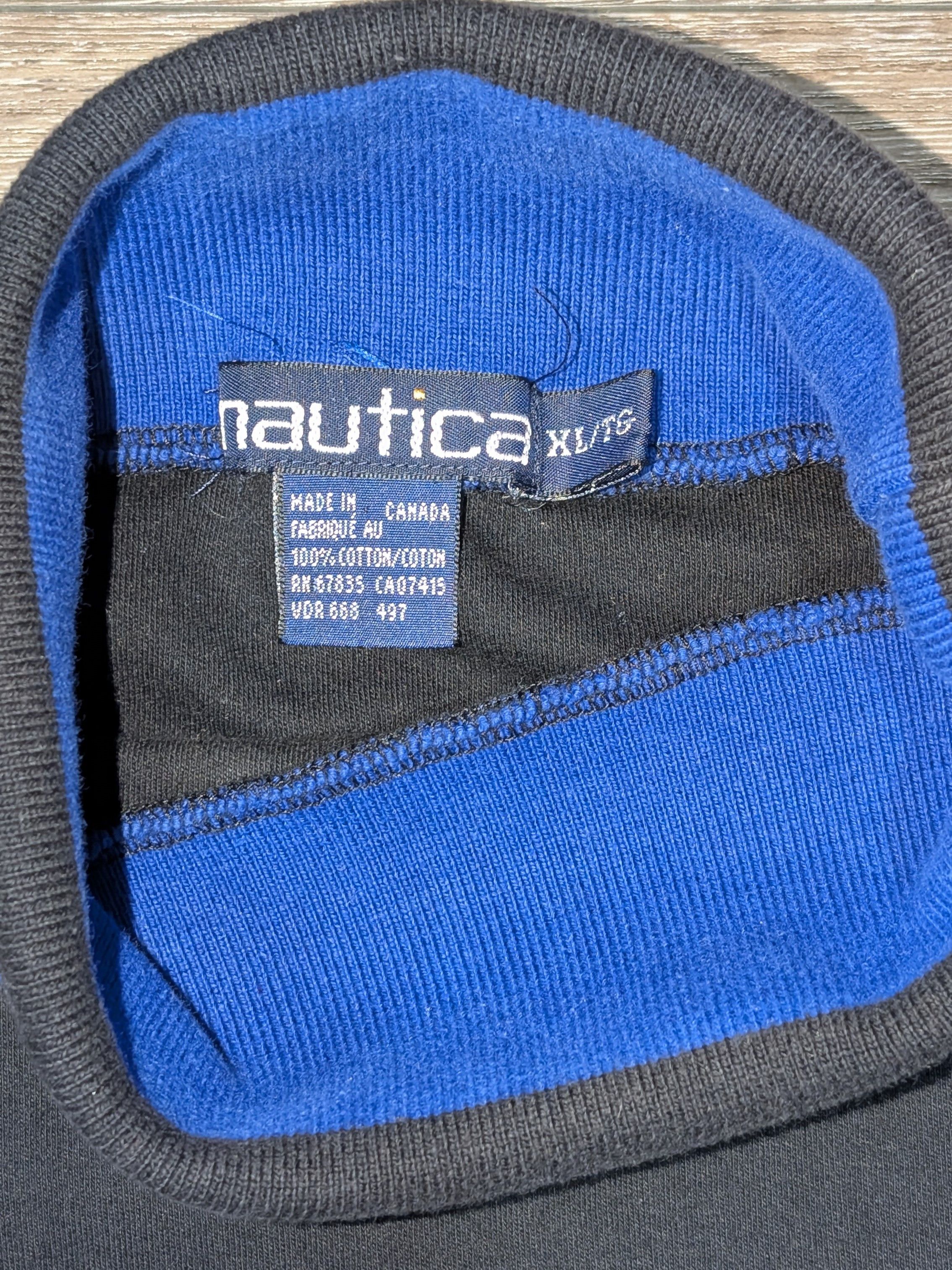 Nautica Vintage Nautica small logo black turtleneck sweatshirt Size US XL / EU 56 / 4 - 3 Thumbnail