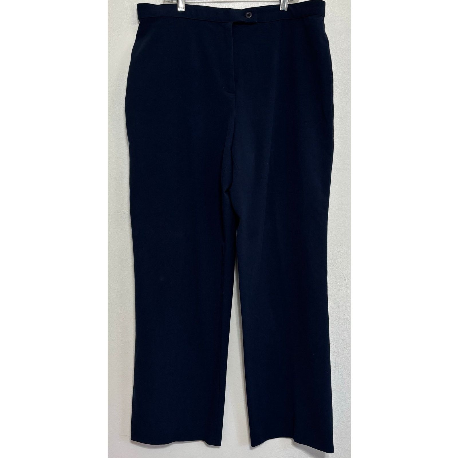 Haggar Haggar Women's Navy Blue Career Panta Size 14 Size 36" / US 14 / IT 50 - 1 Thumbnail