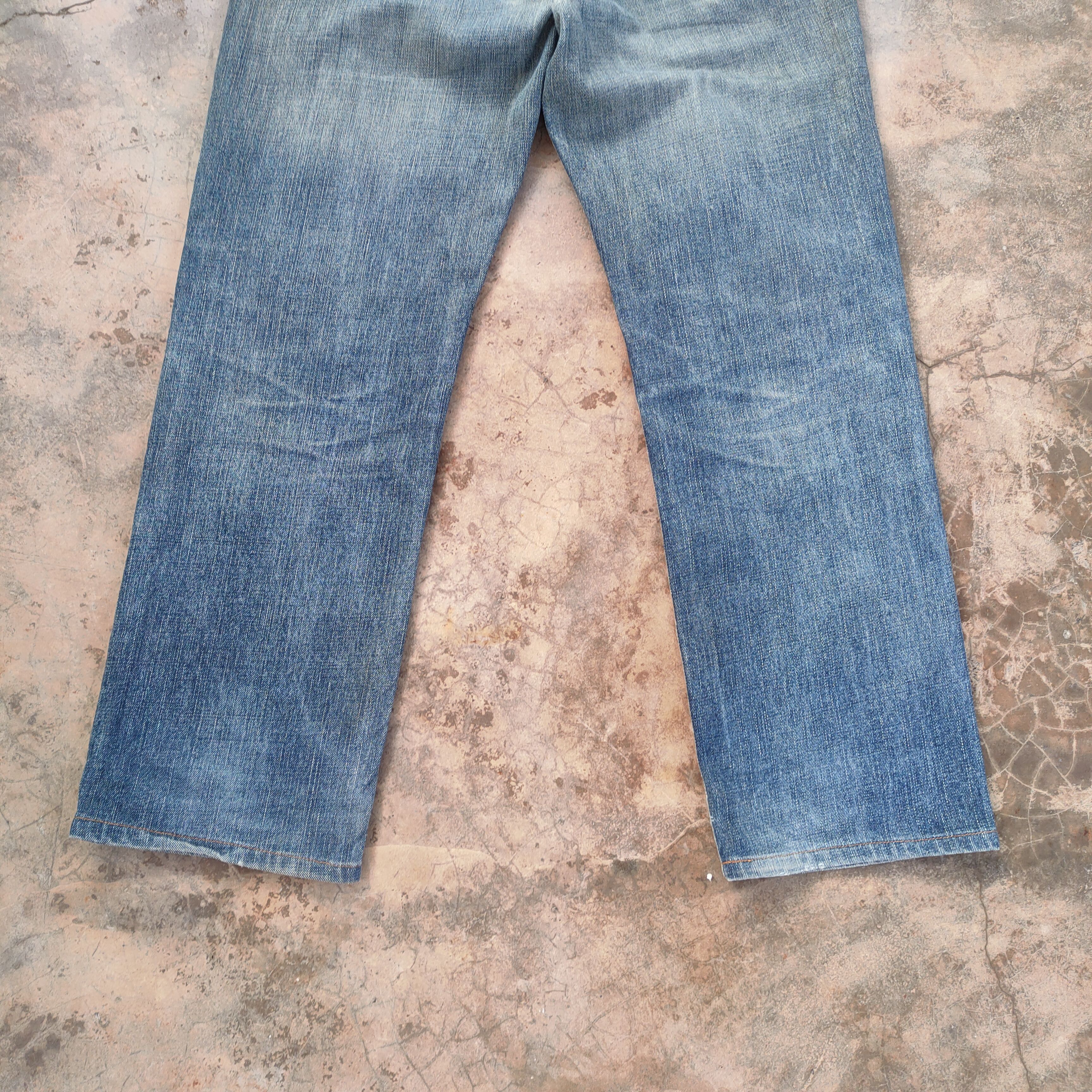 Jean W32 VINTAGE JAPANESE DISTRESSED FADED JEANS PANTS Size US 32 / EU 48 - 10 Thumbnail