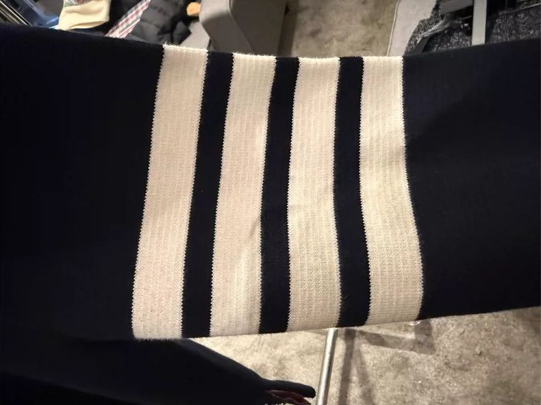 Thom Browne Thom Browne Dark blue four-bar knitted long sleeves 2505-Ne Size M / US 6-8 / IT 42-44 - 4 Thumbnail
