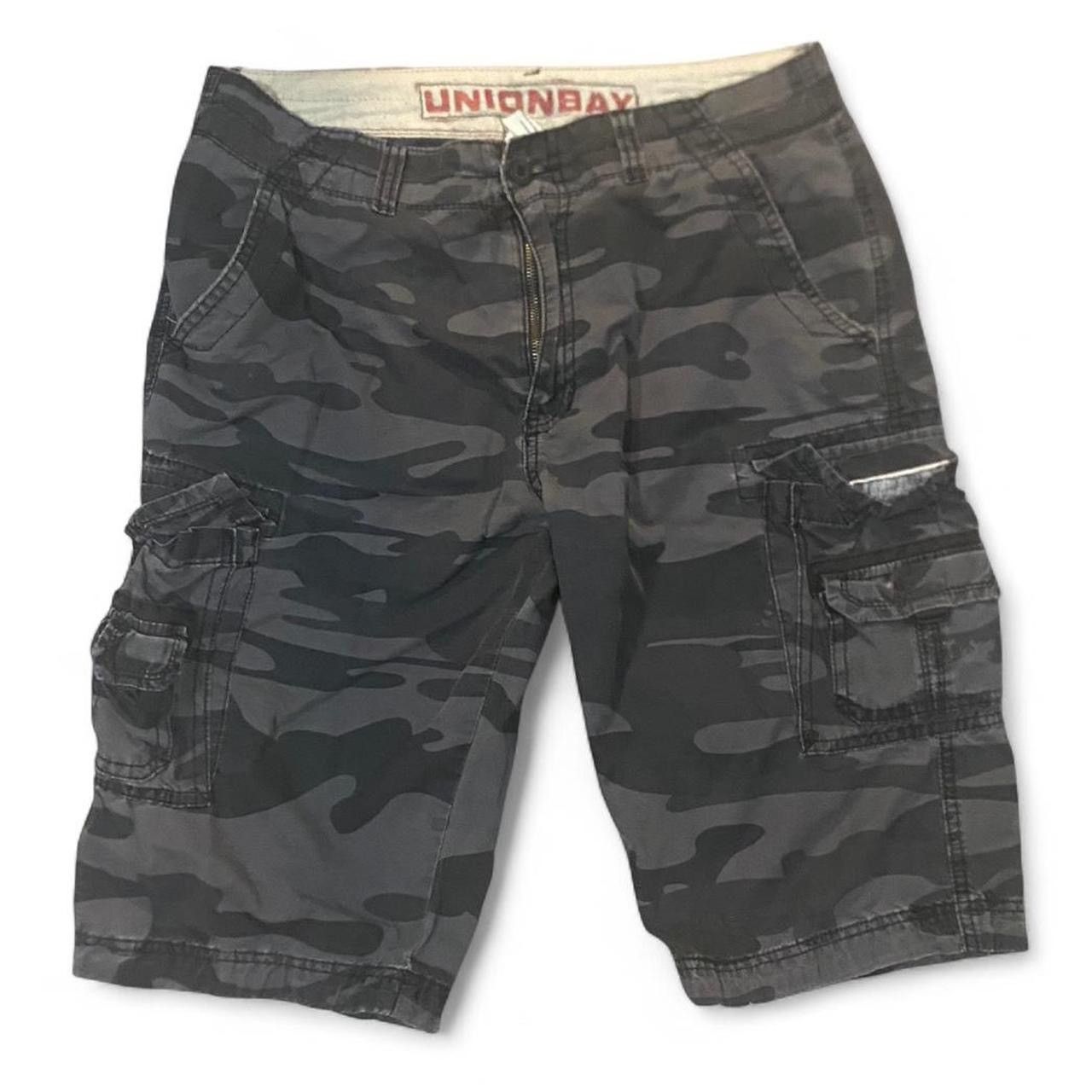UNIONBAY Grey Camo Shorts Size US 34 / EU 50 - 1 Thumbnail