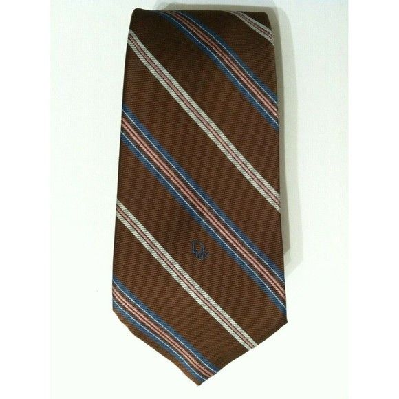 Christian Dior Monsieur CHRISTIAN DIOR VINTAGE MENS 95%POLYESTER 5%SILK TIE WIDTH:3" Size ONE SIZE - 2 Thumbnail