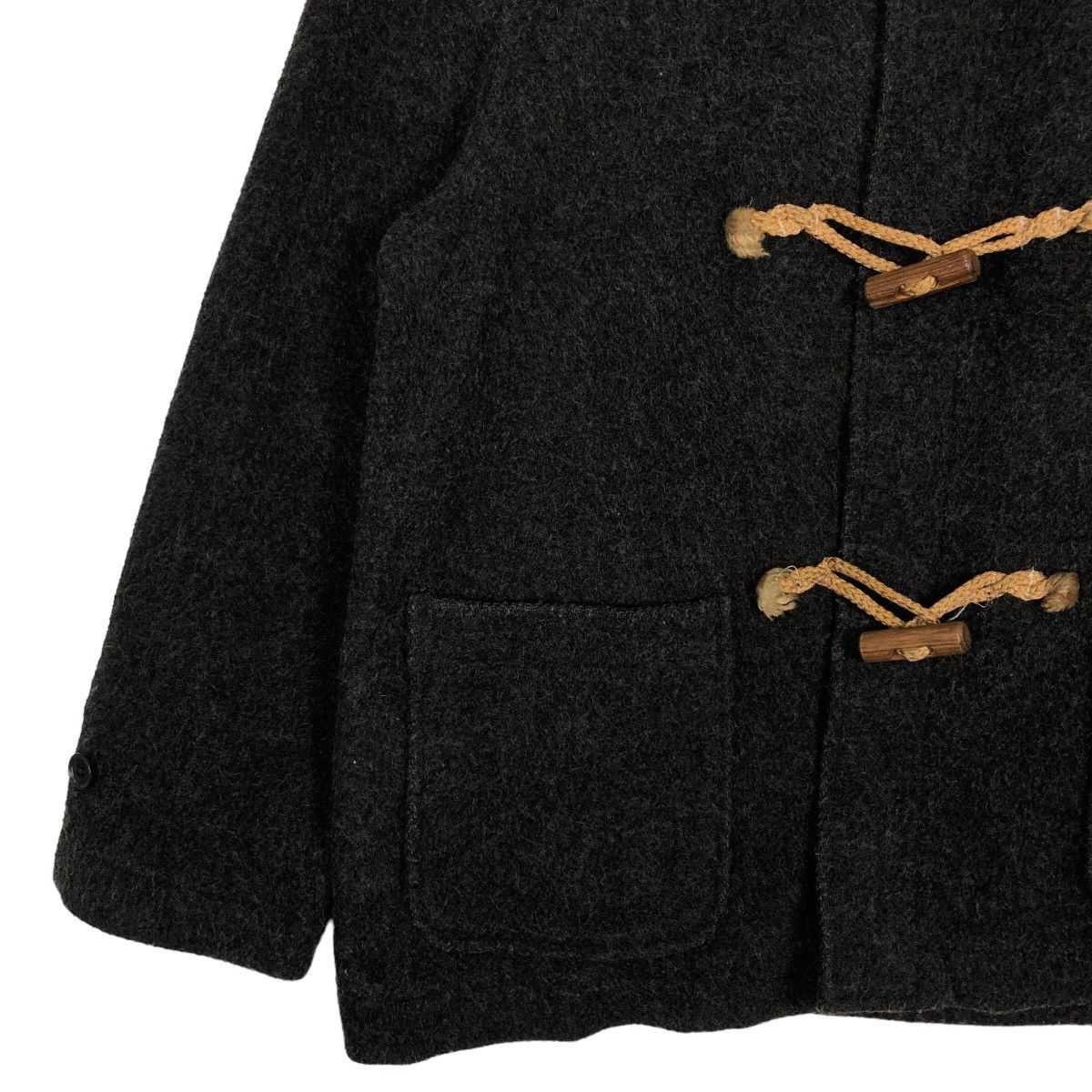 Issey Miyake 🔥Vtg Wool Duffle Jacket Wood Button Dept Issey Miyake Japan Size US M / EU 48-50 / 2 - 4 Thumbnail