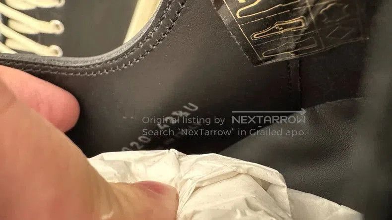 Rick Owens Rick Owens Low Top Leather Sneakers. Size US 10 / EU 43 - 6 Thumbnail