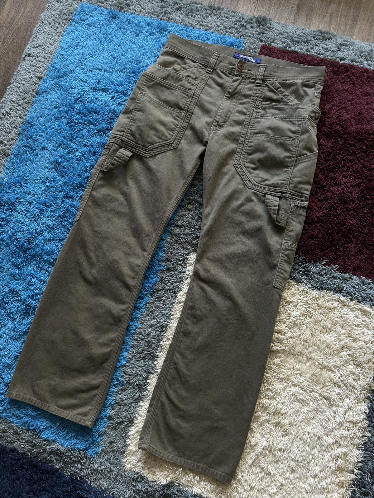 Comme des Garcons × Junya Watanabe AD2011 14 Pocket Carpenter Cargos Size US 32 / EU 48 - 3 Thumbnail