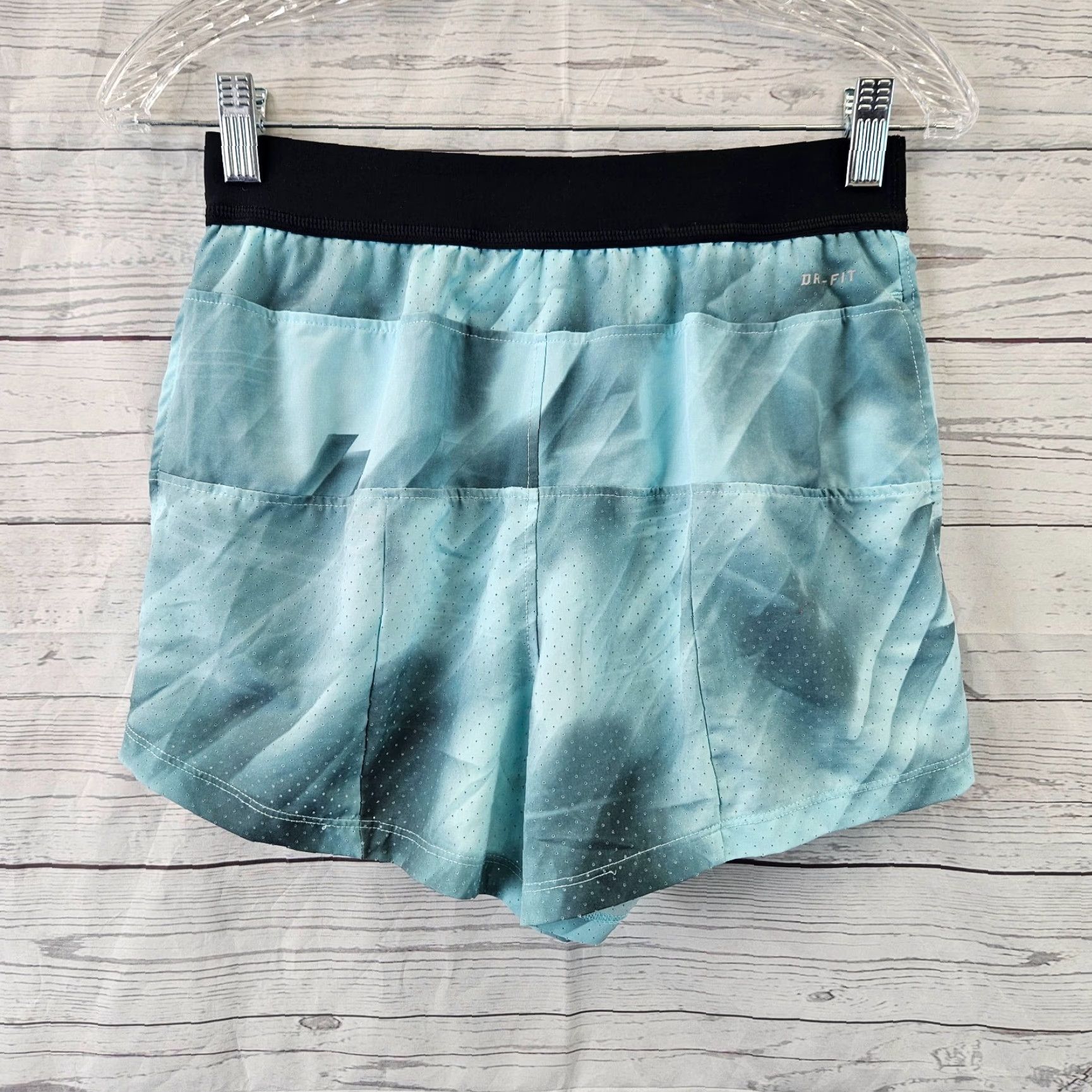 Nike Nike Dri-Fit Womens Shorts Sz M Blue High Rise Pull On Athletic Shorts 2.5in Inseam Womens Nike Dri-Fit Shorts Size 32" / US 10 / IT 46 - 3 Thumbnail