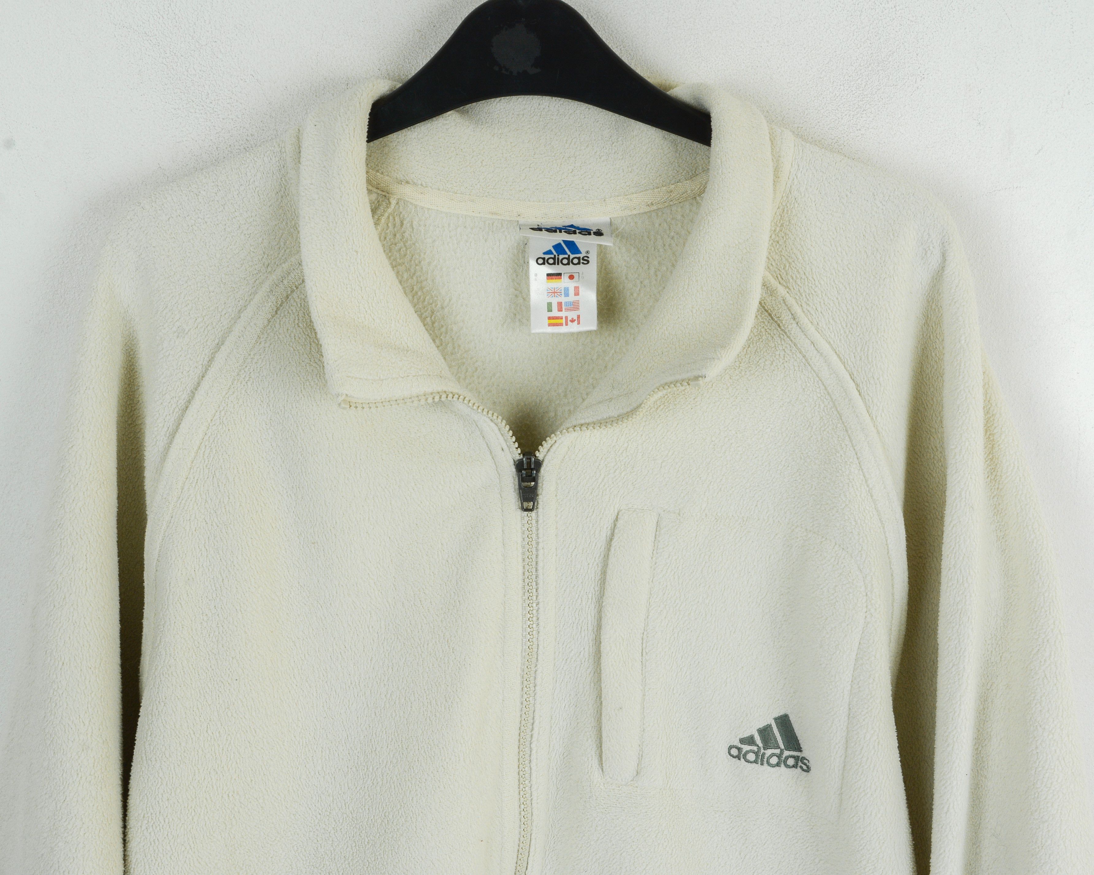 Adidas Climawarm Men L Fleece Jumper Jacket Sweatshirt UK 40/42 Top Size US L / EU 52-54 / 3 - 3 Thumbnail