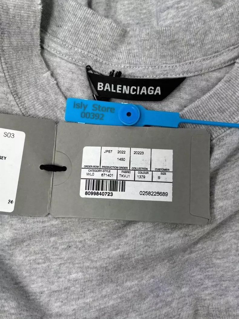Balenciaga Balenciaga Embroidered Coke Fake Two-Piece Long Sleeve T-S Size US S / EU 44-46 / 1 - 4 Thumbnail