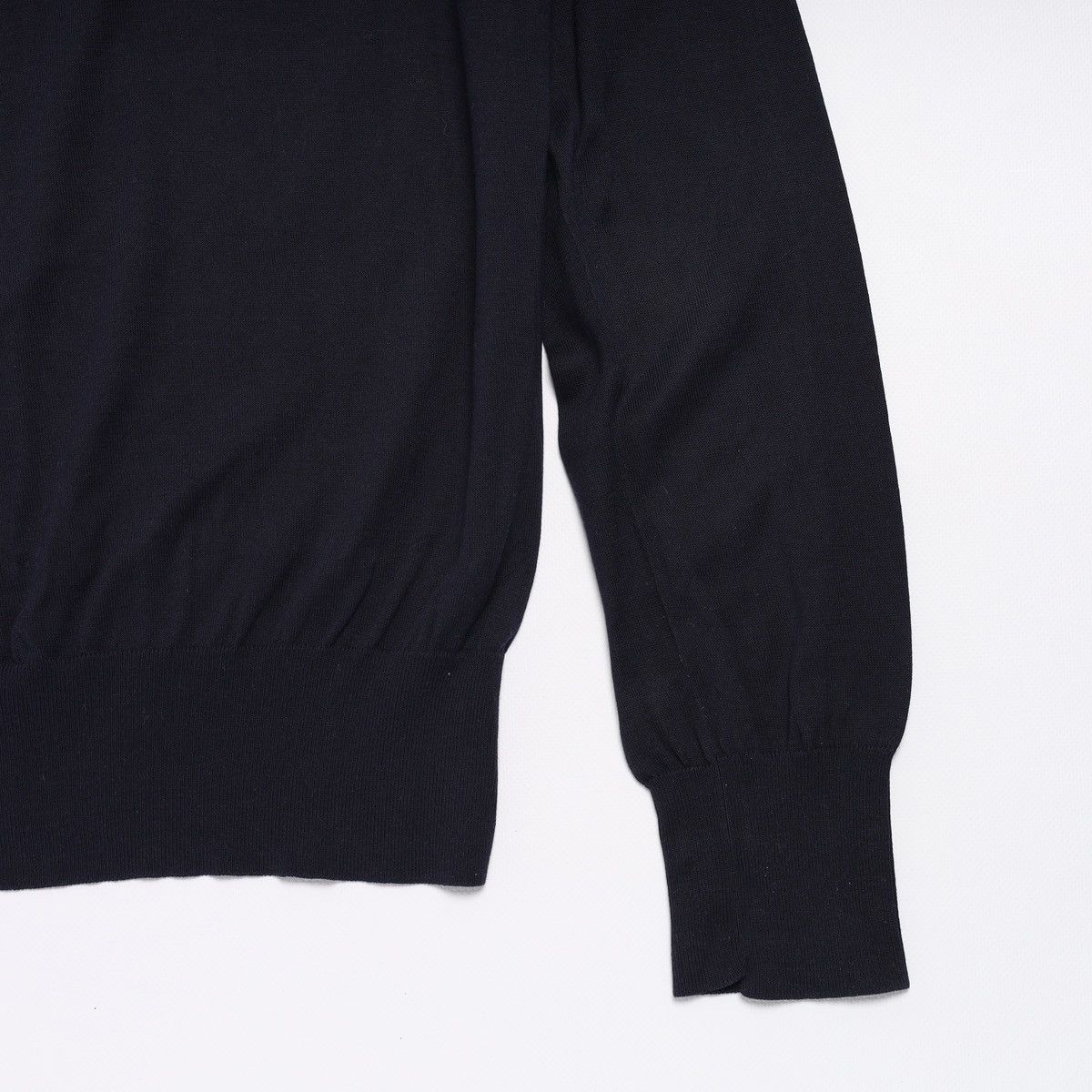 Acne Studios Acne Studios Navy Sweater Logo Pullover Cotton Size US S / EU 44-46 / 1 - 10 Thumbnail