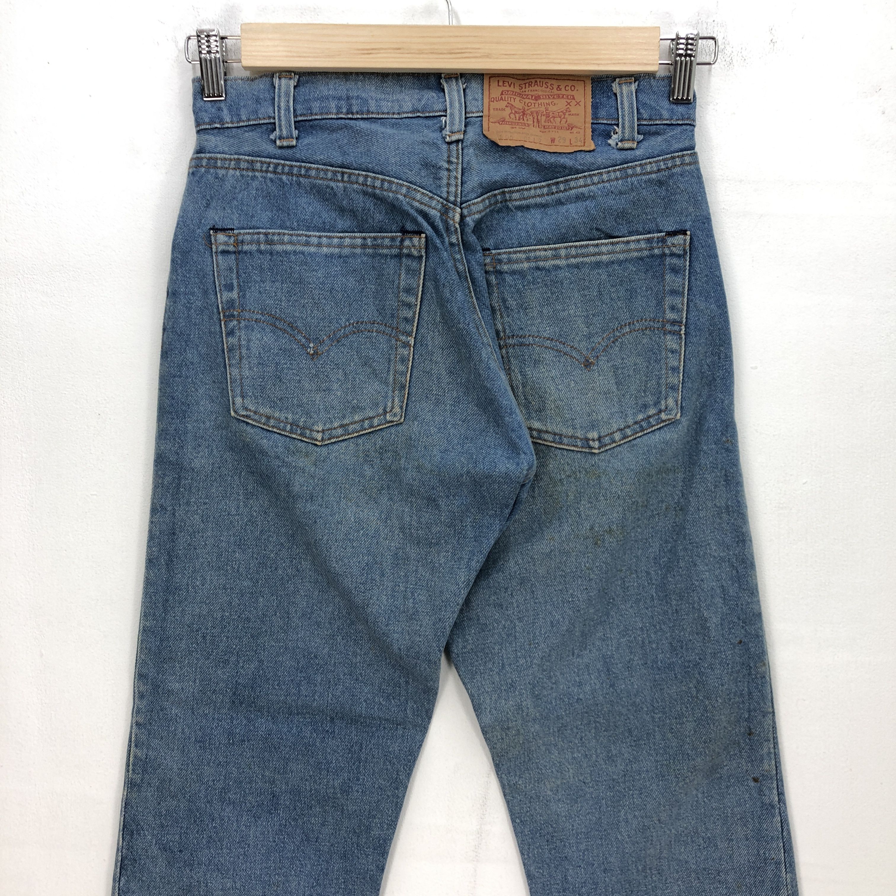Levi's Vintage 70's Levis 505 Faded Jeans Levi's Light Wash Denim Size 28" / US 6 / IT 42 - 4 Thumbnail