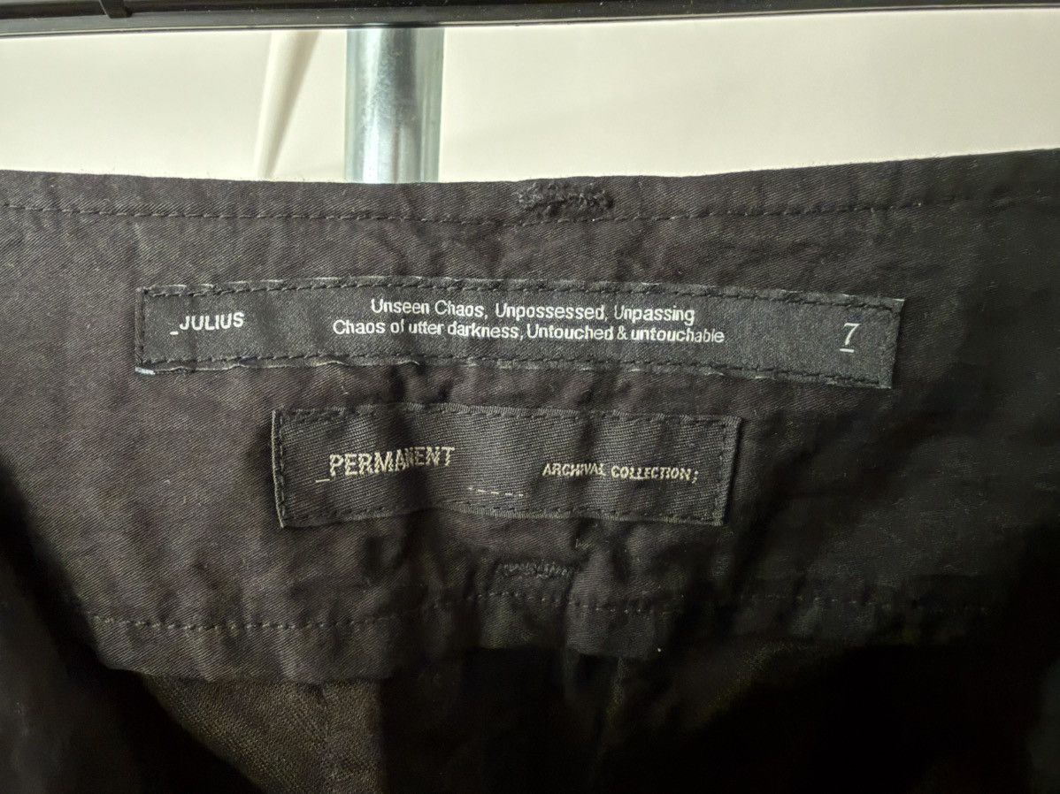 Julius Julius Gasmask Cargo Pants Black Size 4 Size US 36 / EU 52 - 4 Thumbnail