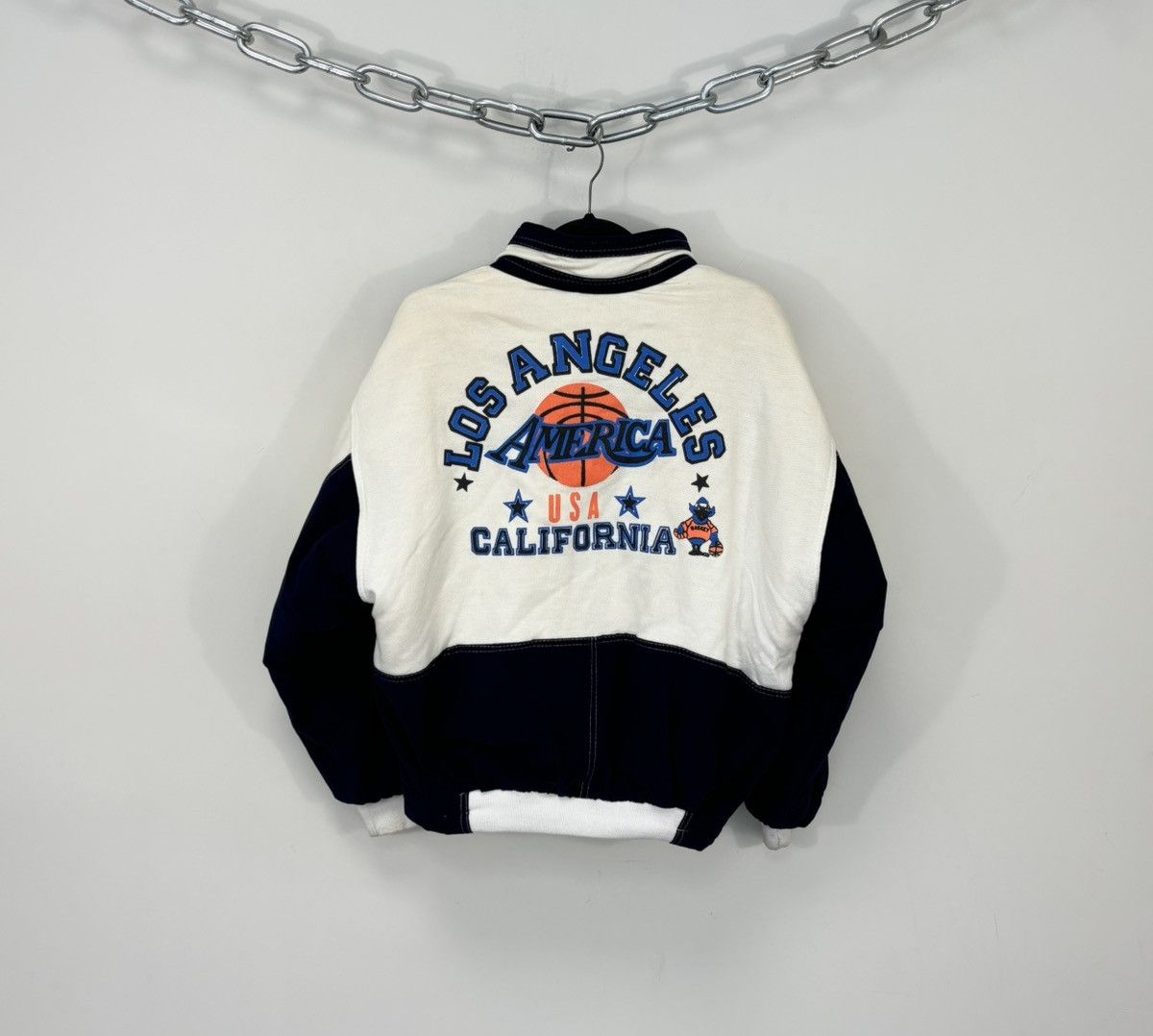 Vintage 90s Los Angeles USA Basketball Rare Bomber Jacket