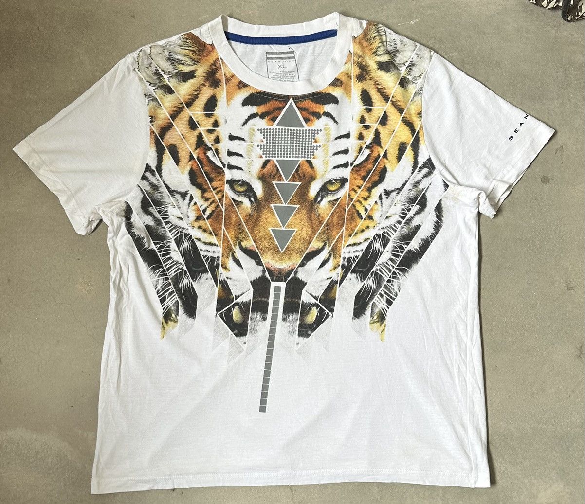 Sean John SAEN JOHN TIGER PRINT TEE Size US XL / EU 56 / 4 - 1 Thumbnail