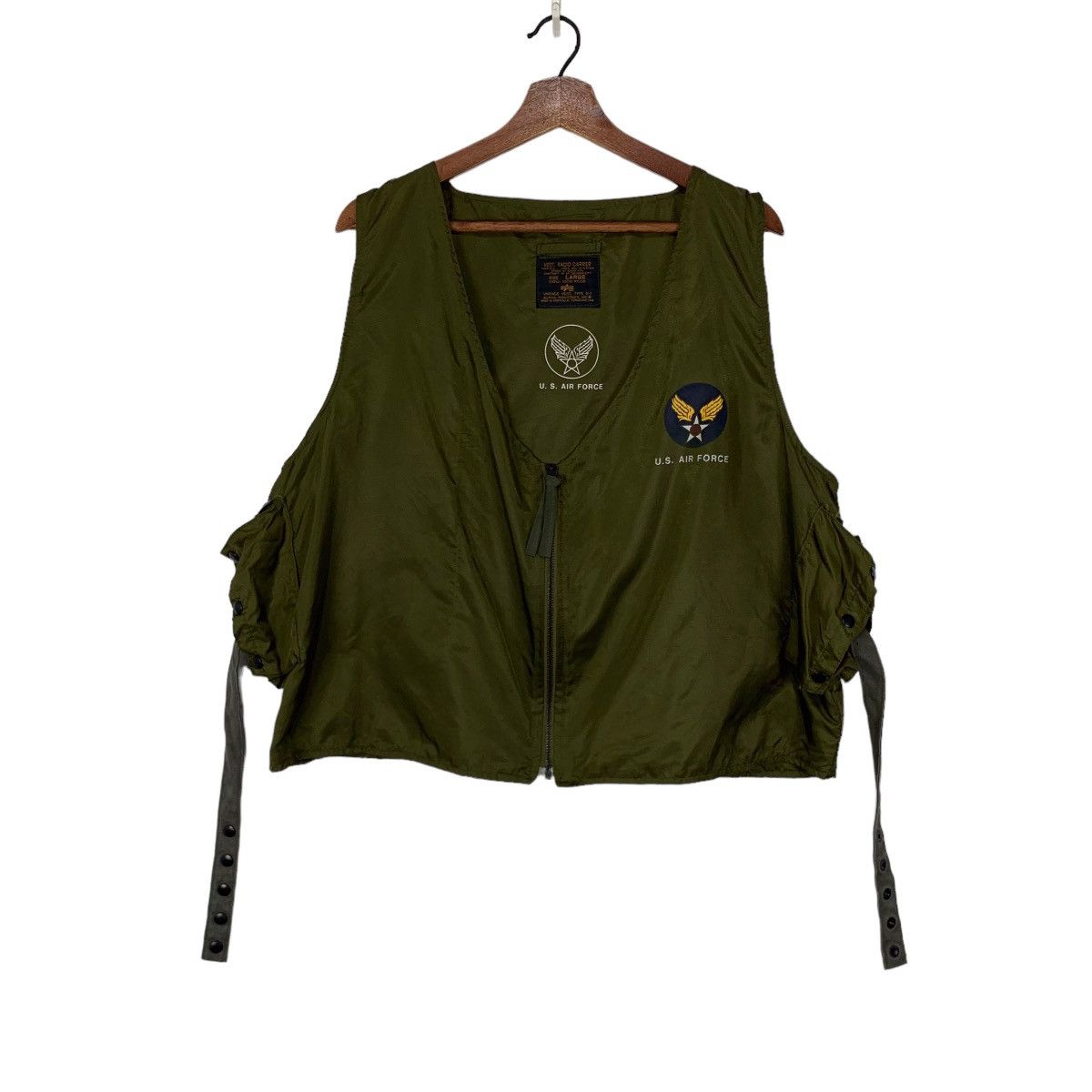 Alpha Industries × Vintage Vintage Alpha Industries Radio Carrier Vest Size US L / EU 52-54 / 3 - 5 Thumbnail