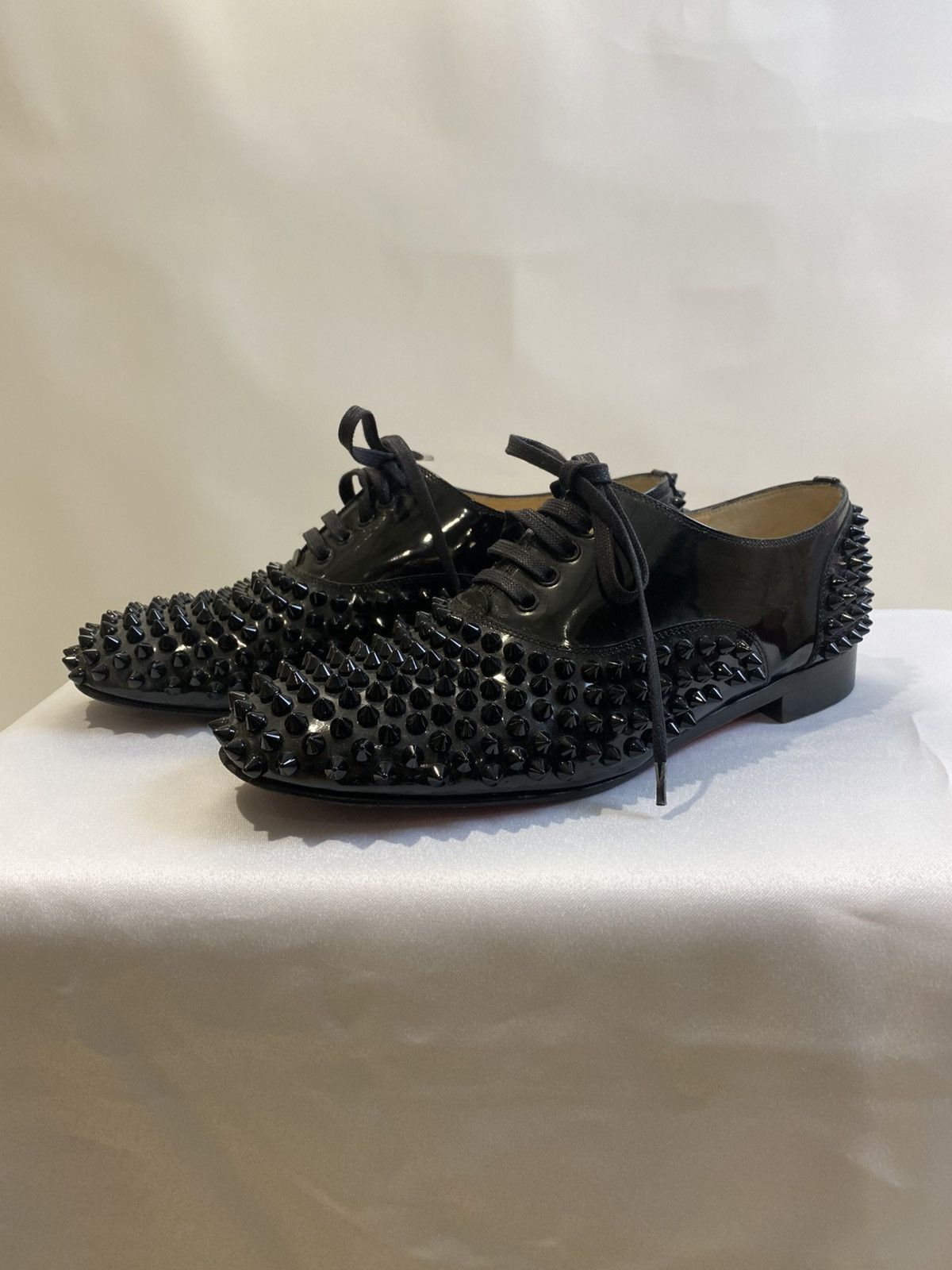 Christian Louboutin Christian Louboutin Freddy Spiked derby Shoe Size 37 Size US 7 / IT 37 - 1 Thumbnail